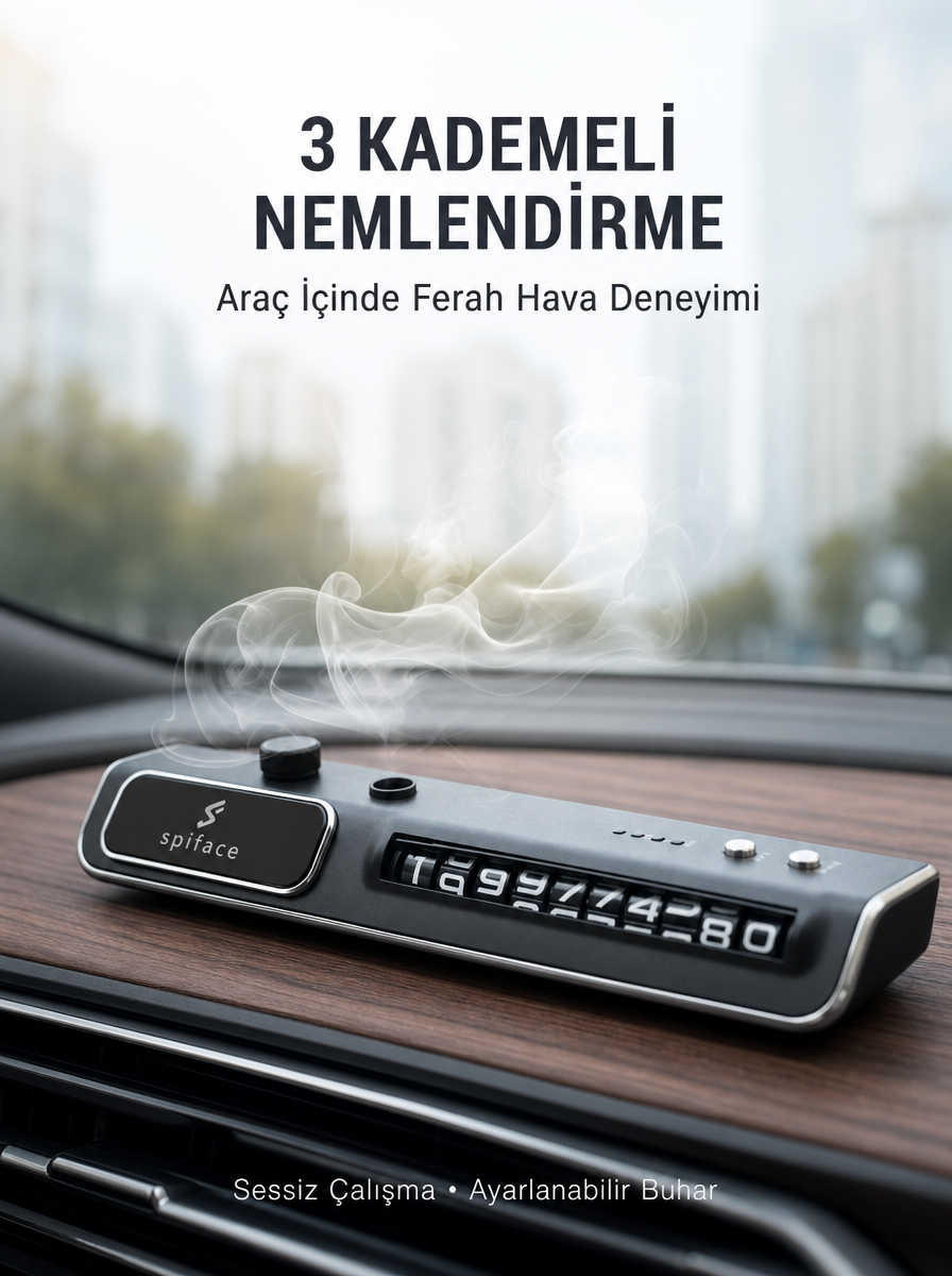 Araç Ön Cam Nemlendirici Telefon Numarası Gösterme Aparatı LED Işıklı Yeni Nesil - Lisinya Araç Ön Cam Nemlendirici Telefon Numarası Gösterme Aparatı LED Işıklı Yeni Nesil - Lisinya