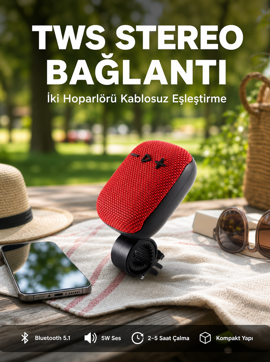 5W Kablosuz Bluetooth Hoparlör Güçlü Bas ve FM Radyo - Lisinya 5W Kablosuz Bluetooth Hoparlör Güçlü Bas ve FM Radyo - Lisinya