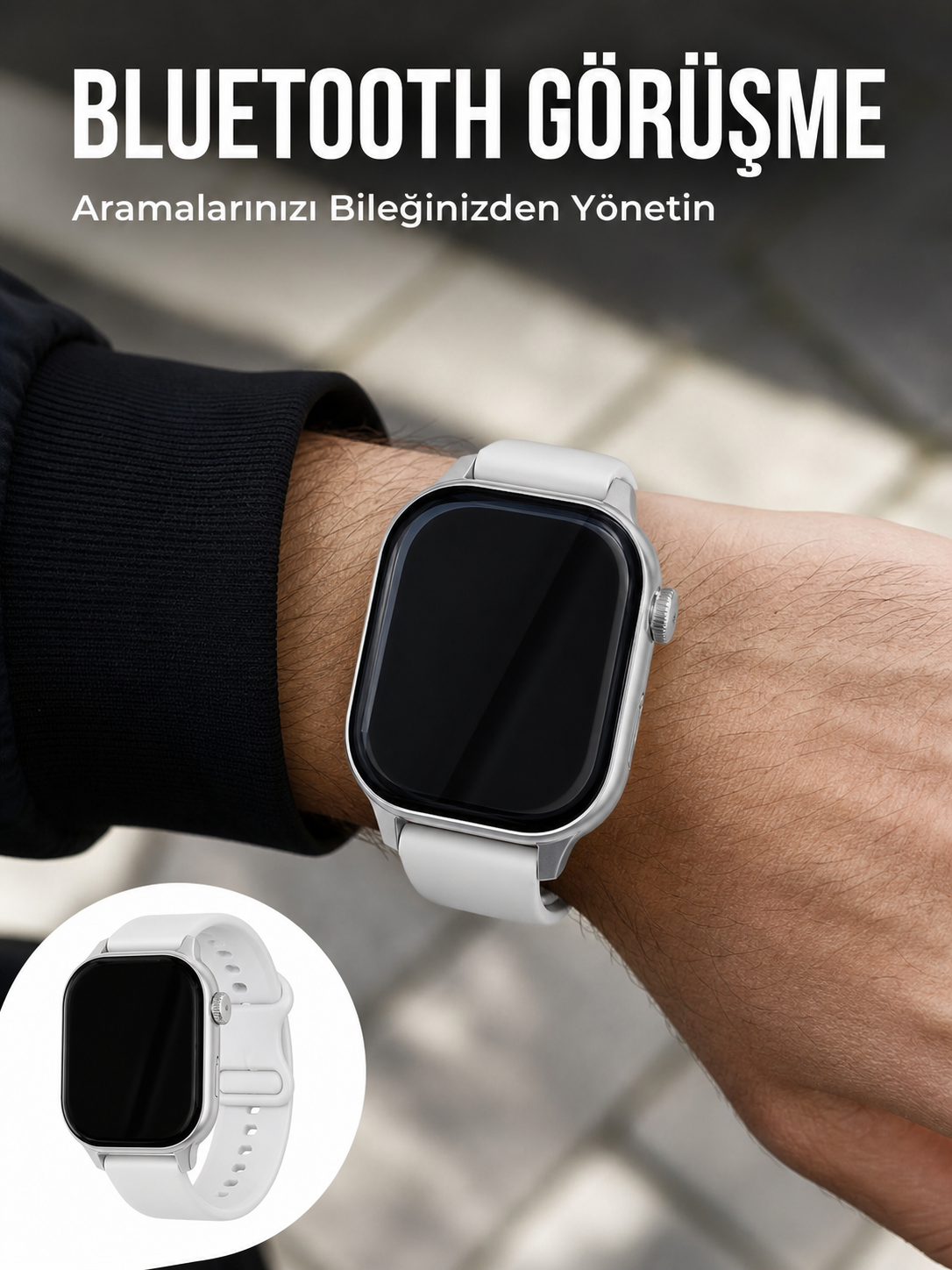 Akıllı Saat AMOLED Ekranlı Sağlık ve Spor Takip Özellikli - Lisinya
