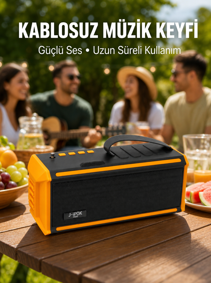 Taşınabilir J-IPOX P520 1200 mAh Bluetooth Hoparlör Mikrofonlu Yeni Nesil - Lisinya Taşınabilir J-IPOX P520 1200 mAh Bluetooth Hoparlör Mikrofonlu Yeni Nesil - Lisinya