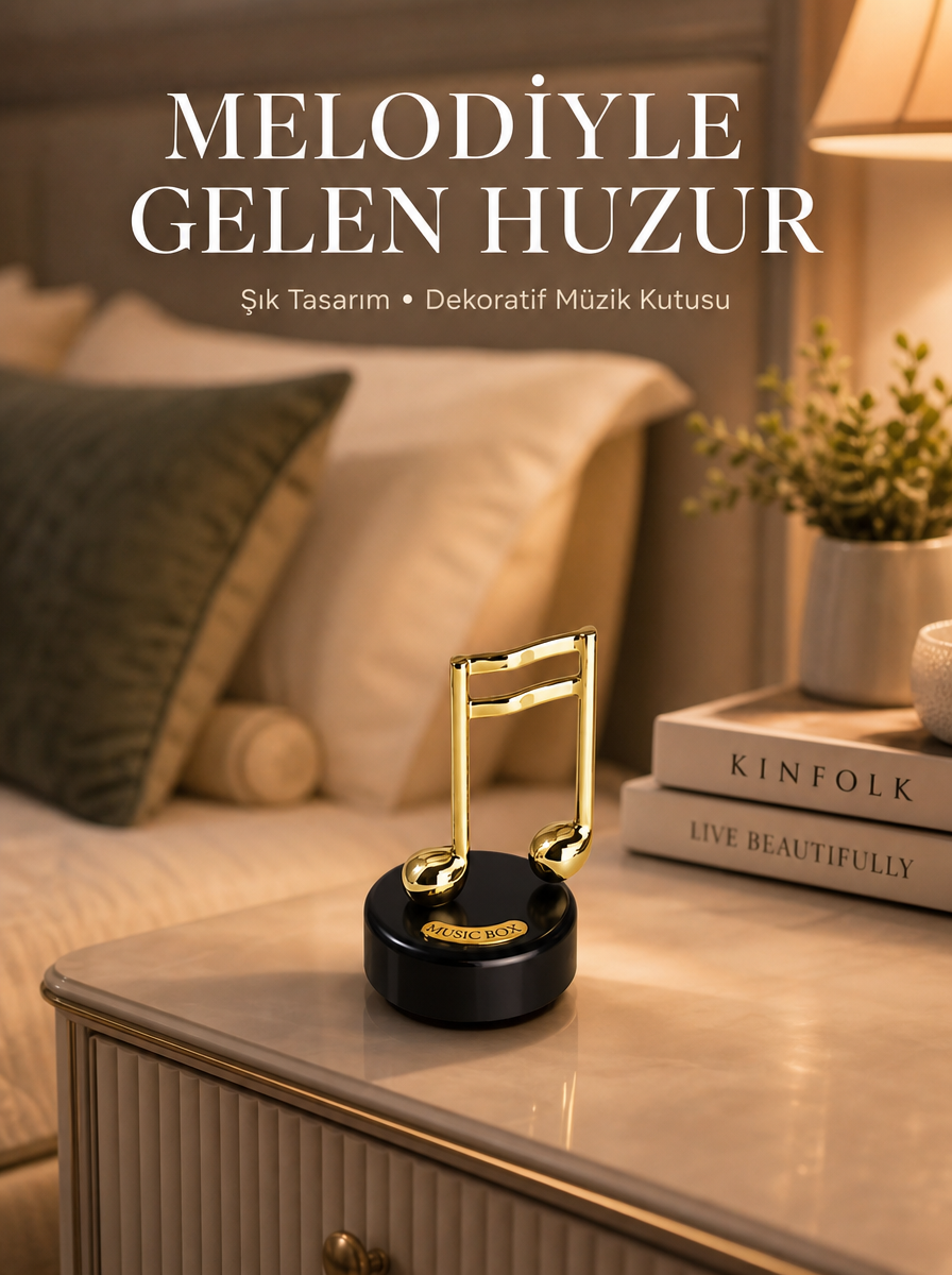 Nota Figürü Müzik Kutusu Melodious Model Yeni Nesil - Lisinya Nota Figürü Müzik Kutusu Melodious Model Yeni Nesil - Lisinya