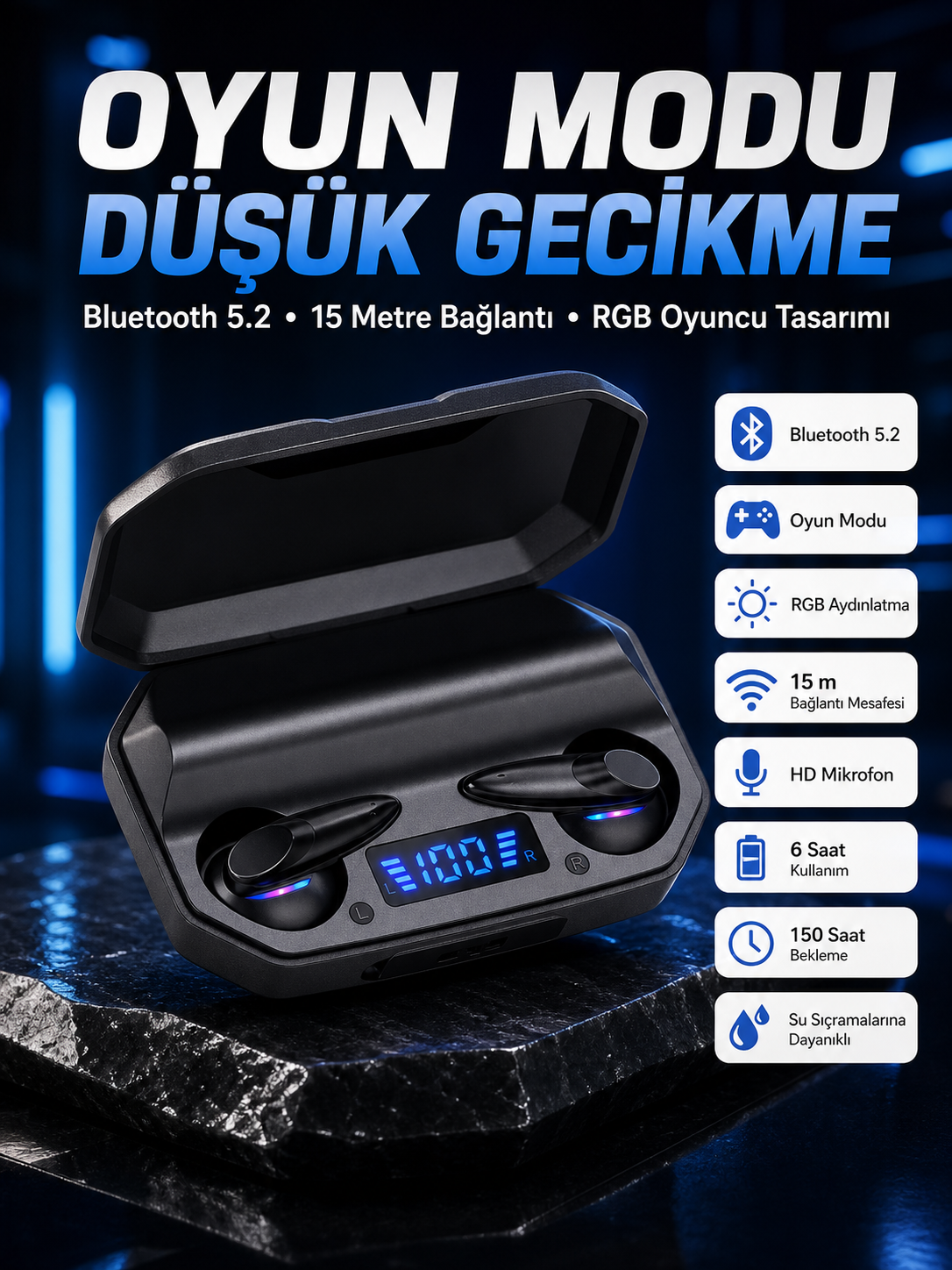 Çağrı Cevaplayabilen Akıllı Saat 5.2 Bluetooth Bağlantılı Kulaklık - Lisinya Çağrı Cevaplayabilen Akıllı Saat 5.2 Bluetooth Bağlantılı Kulaklık - Lisinya