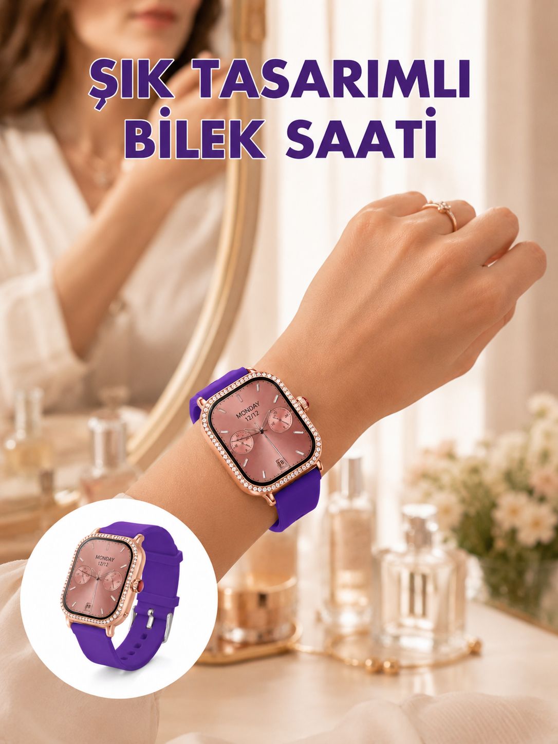 Bluetooth Arama Destekli Çok Fonksiyonlu Akıllı Saat - Lisinya Bluetooth Arama Destekli Çok Fonksiyonlu Akıllı Saat - Lisinya