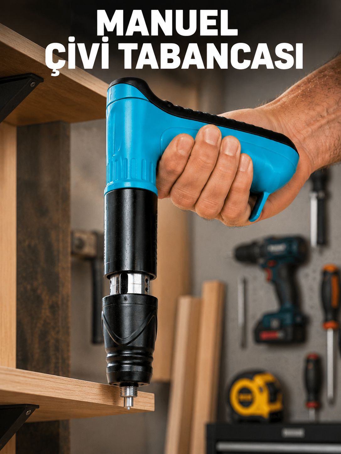 Metal Gövdeli El Tipi Çivi Tabancası Profesyonel Montaj Tabancası - Lisinya Metal Gövdeli El Tipi Çivi Tabancası Profesyonel Montaj Tabancası - Lisinya