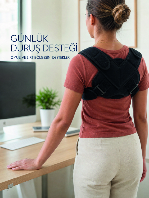 Klavikula Korsesi Ayarlanabilir Köprücük Kemiği Omuz ve Sırt Destek Bandajı - Lisinya Klavikula Korsesi Ayarlanabilir Köprücük Kemiği Omuz ve Sırt Destek Bandajı - Lisinya
