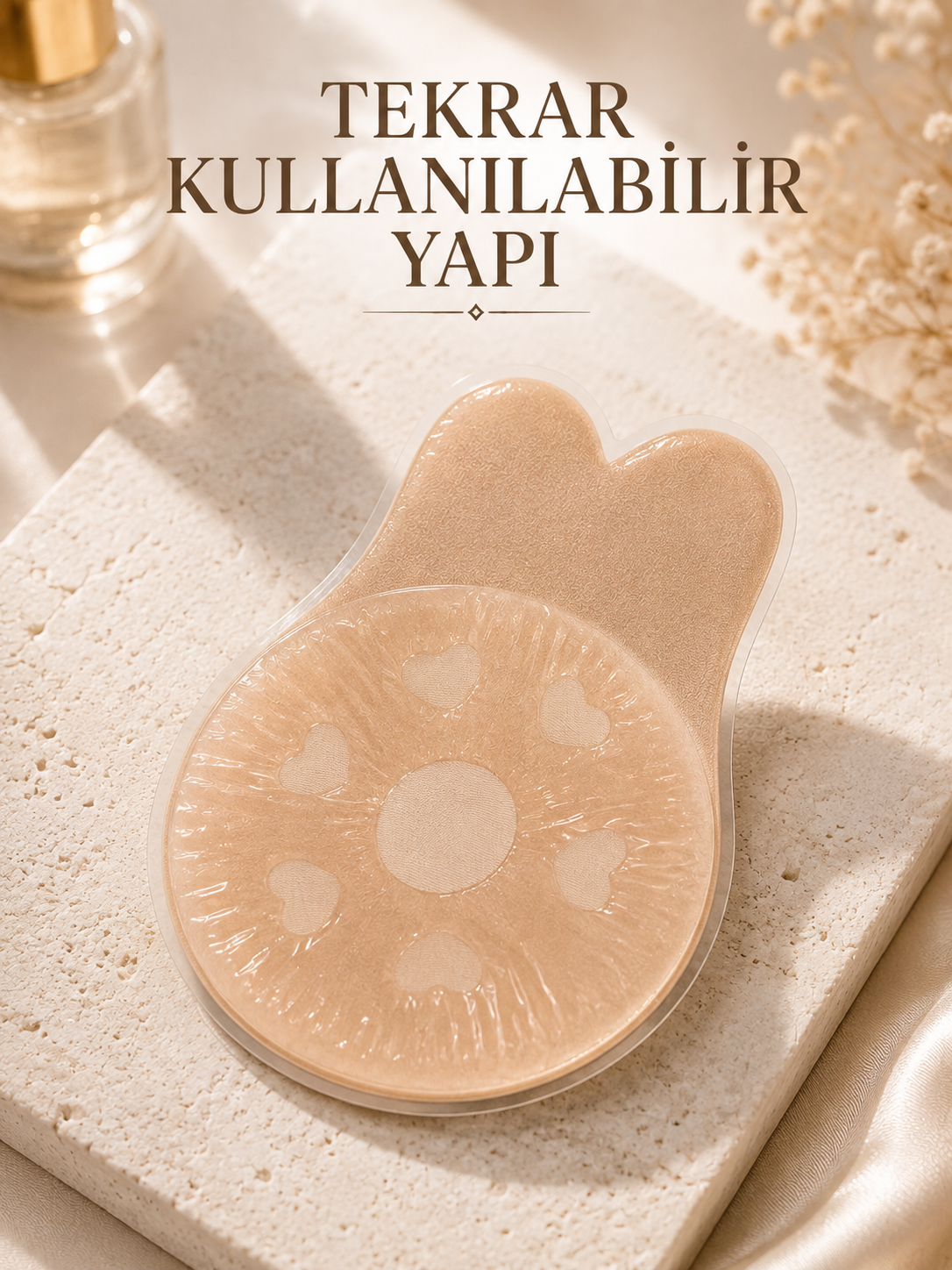 Kendinden Yapışkanlı Görünmez Destek Pedi Doğal Görünüm Sağlayan Konforlu Tasarım - Lisinya