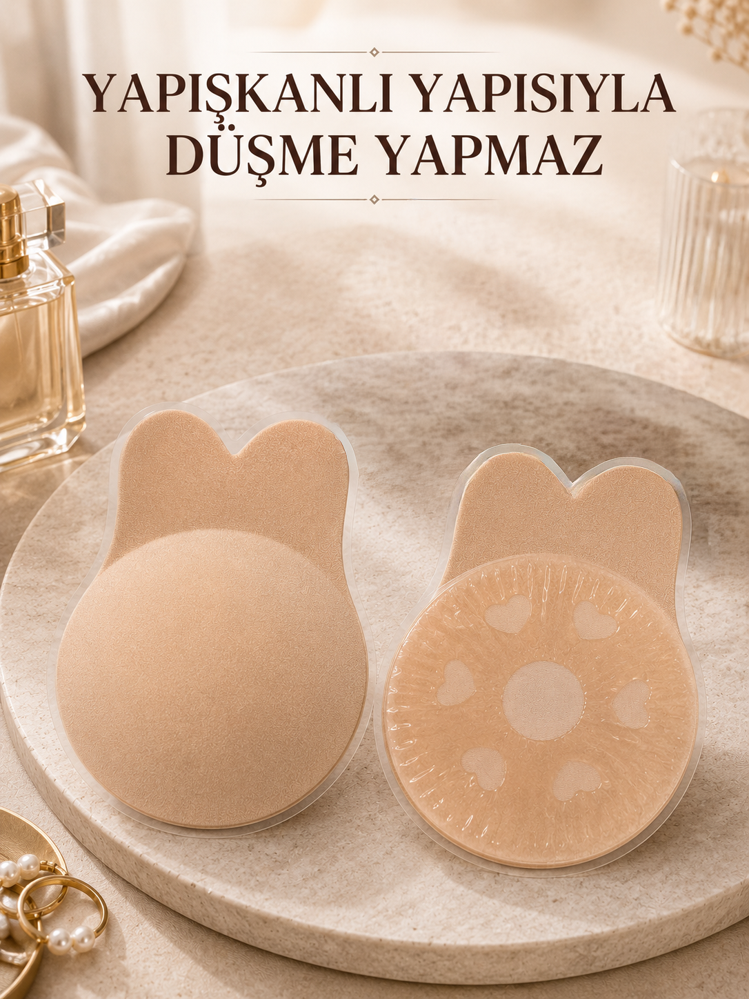 Kendinden Yapışkanlı Silikon Destek Pedi Günlük ve Özel Gün Kullanımına Uygun - Lisinya