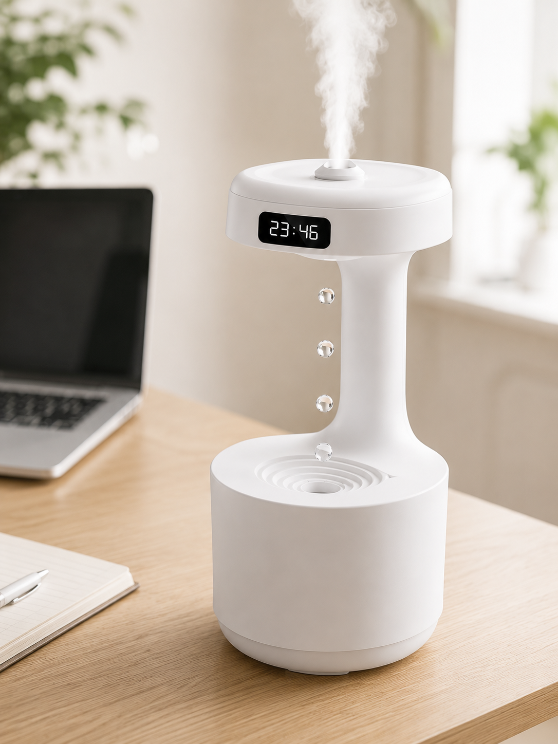 Yağmur Damlası Hava Nemlendirici Ultrasonik Buhar Makinesi 800 ml Aroma Difüzör - Lisinya Yağmur Damlası Hava Nemlendirici Ultrasonik Buhar Makinesi 800 ml Aroma Difüzör - Lisinya