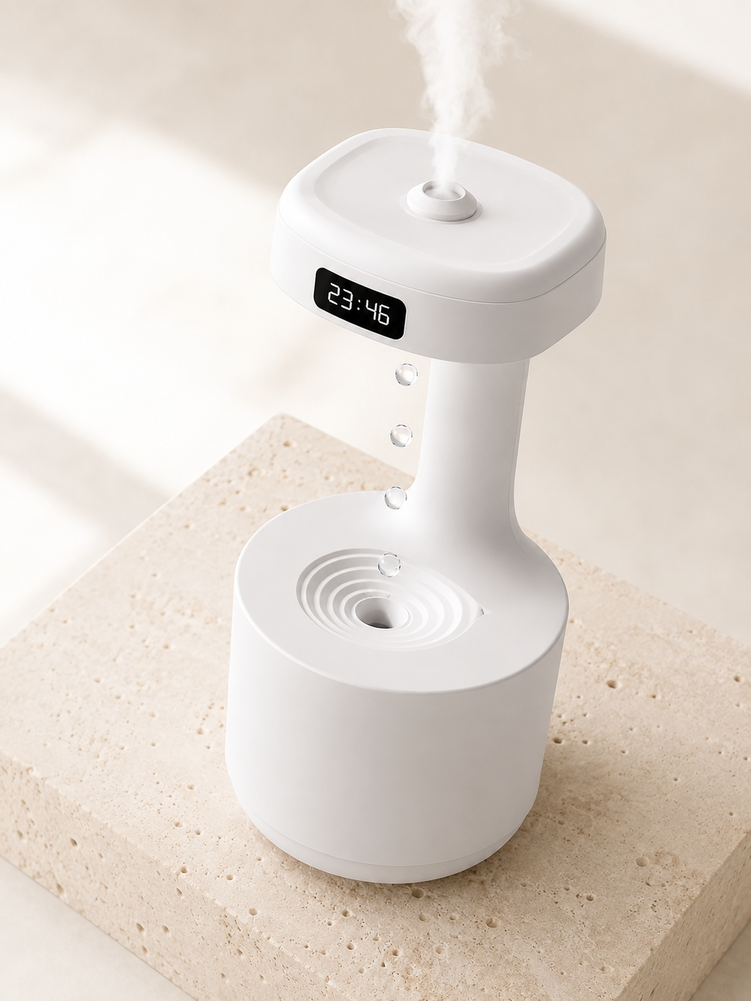 Yağmur Damlası Hava Nemlendirici Ultrasonik Buhar Makinesi 800 ml Aroma Difüzör - Lisinya Yağmur Damlası Hava Nemlendirici Ultrasonik Buhar Makinesi 800 ml Aroma Difüzör - Lisinya