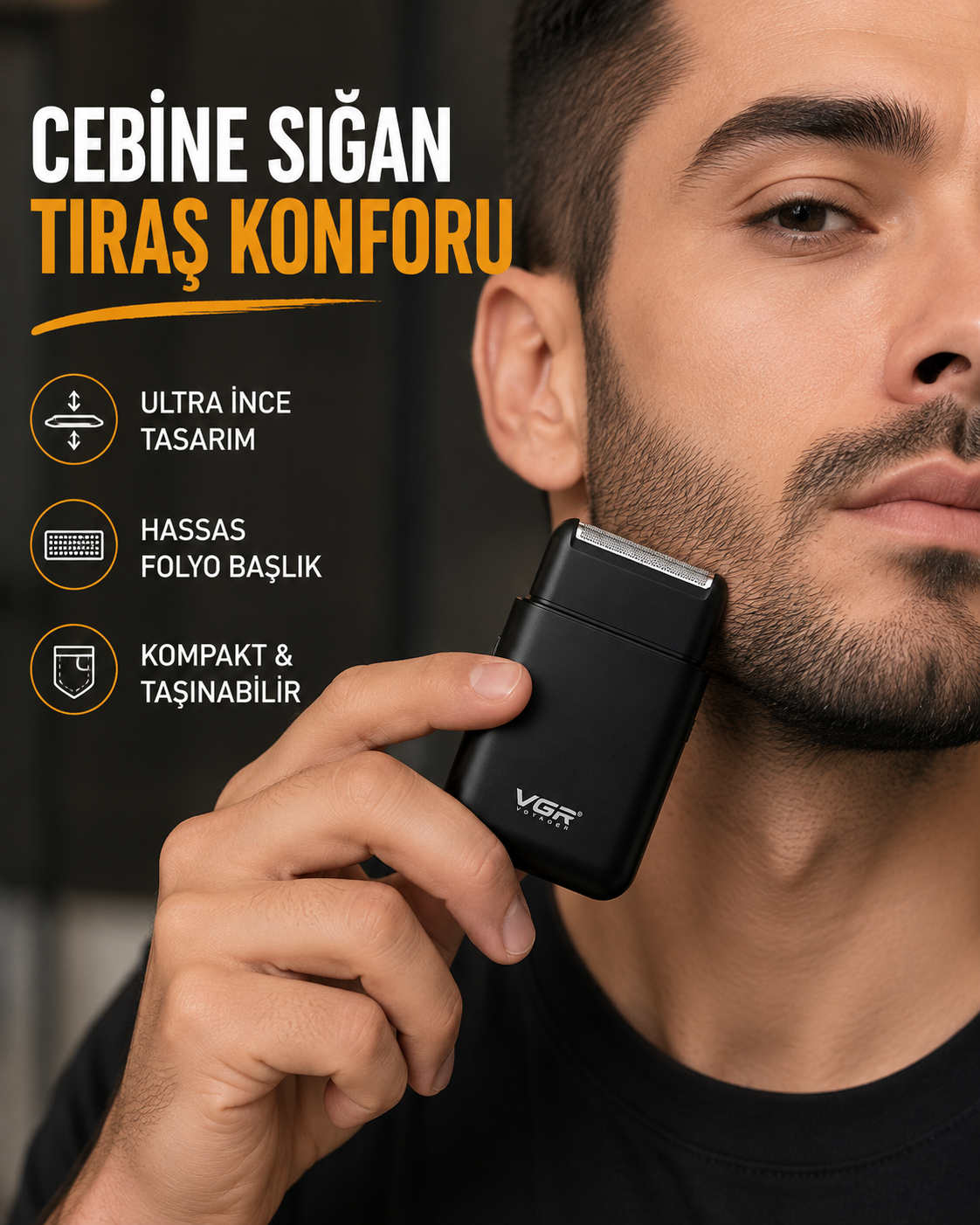 Kompakt Şarjlı Tıraş Makinesi Çift Yönlü Bıçaklı 45 Dakika Kullanım Süreli - Lisinya Kompakt Şarjlı Tıraş Makinesi Çift Yönlü Bıçaklı 45 Dakika Kullanım Süreli - Lisinya
