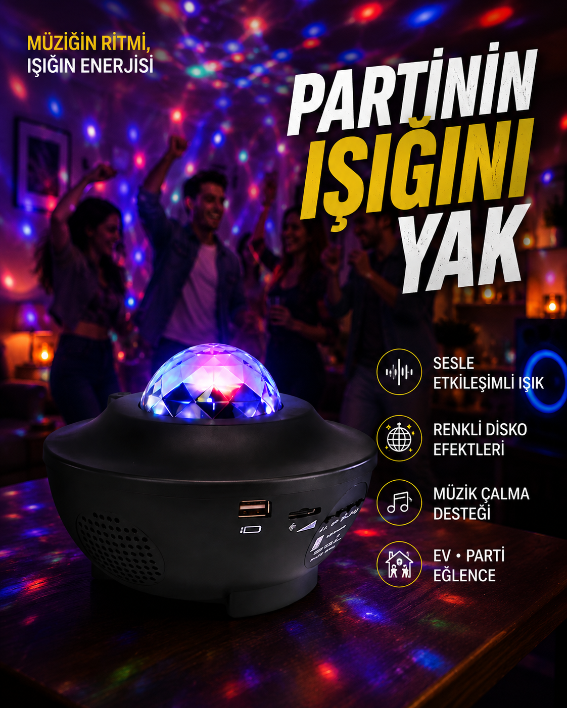 10 Renkli Kombinasyon + Breathing Light + 2 Saat Zamanlayıcılı Star Lamba - Lisinya 10 Renkli Kombinasyon + Breathing Light + 2 Saat Zamanlayıcılı Star Lamba - Lisinya