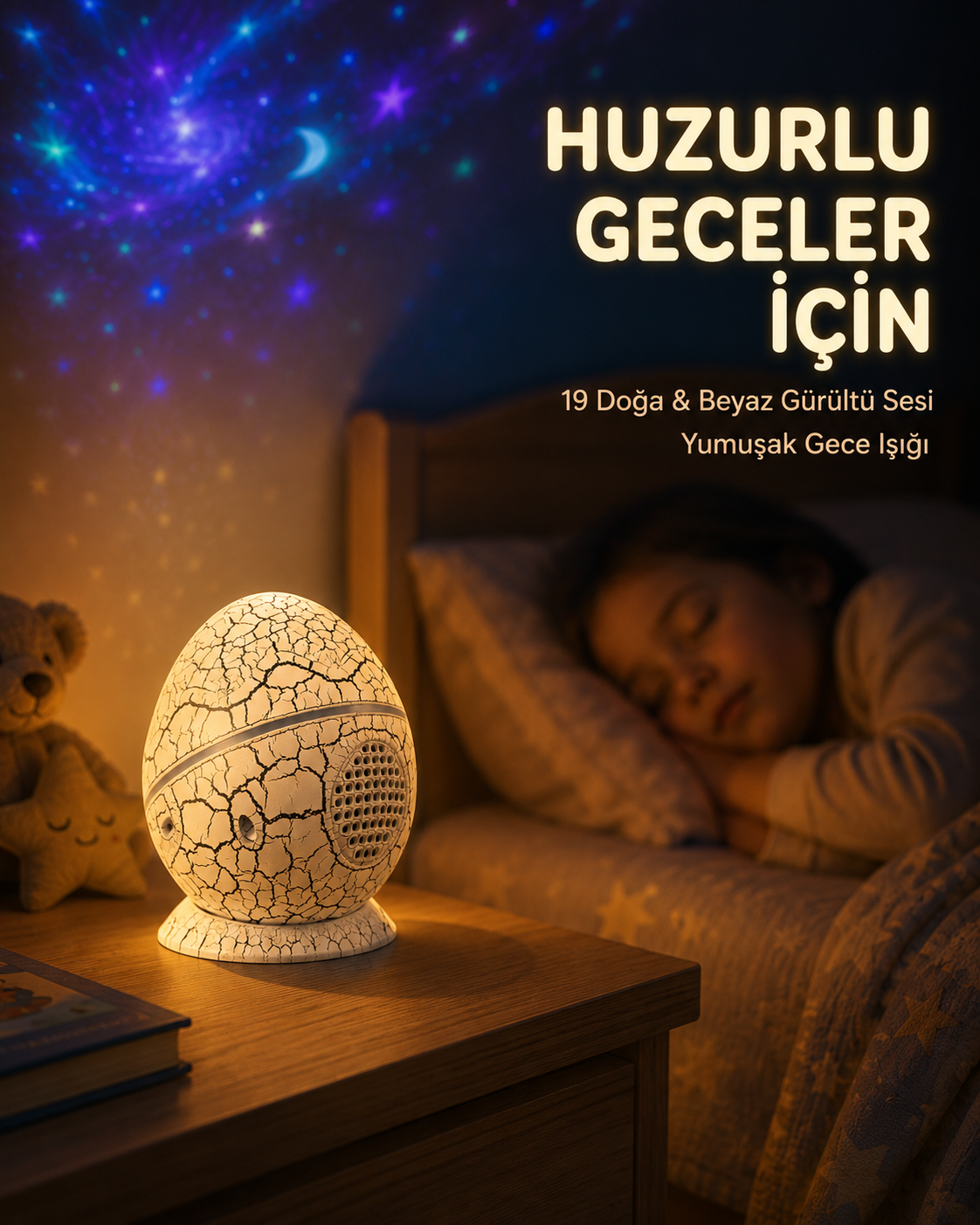 14 Renkli Nebula Yıldız Projektör + Müzik + Gürültü Cihazı + Zamanlayıcılı - Lisinya 14 Renkli Nebula Yıldız Projektör + Müzik + Gürültü Cihazı + Zamanlayıcılı - Lisinya