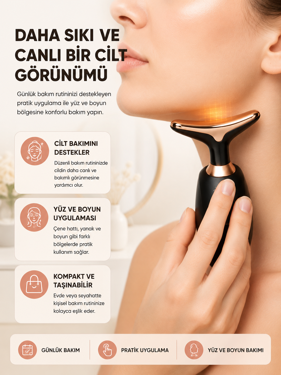 Yüz Masaj Aleti Pilli Cilt Bakım Cilt Sıkılaştırma Derinlemesine Temizler - Lisinya Yüz Masaj Aleti Pilli Cilt Bakım Cilt Sıkılaştırma Derinlemesine Temizler - Lisinya