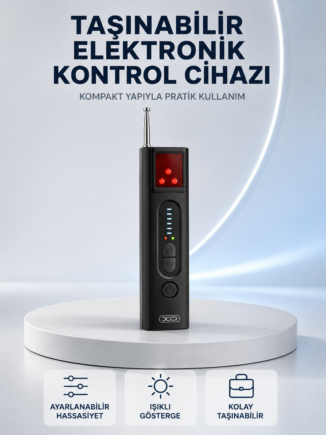 Kompakt Elektronik Kontrol Cihazı Çok Kademeli Hassasiyet Ayarlı Işıklı Gösterge - Lisinya Kompakt Elektronik Kontrol Cihazı Çok Kademeli Hassasiyet Ayarlı Işıklı Gösterge - Lisinya