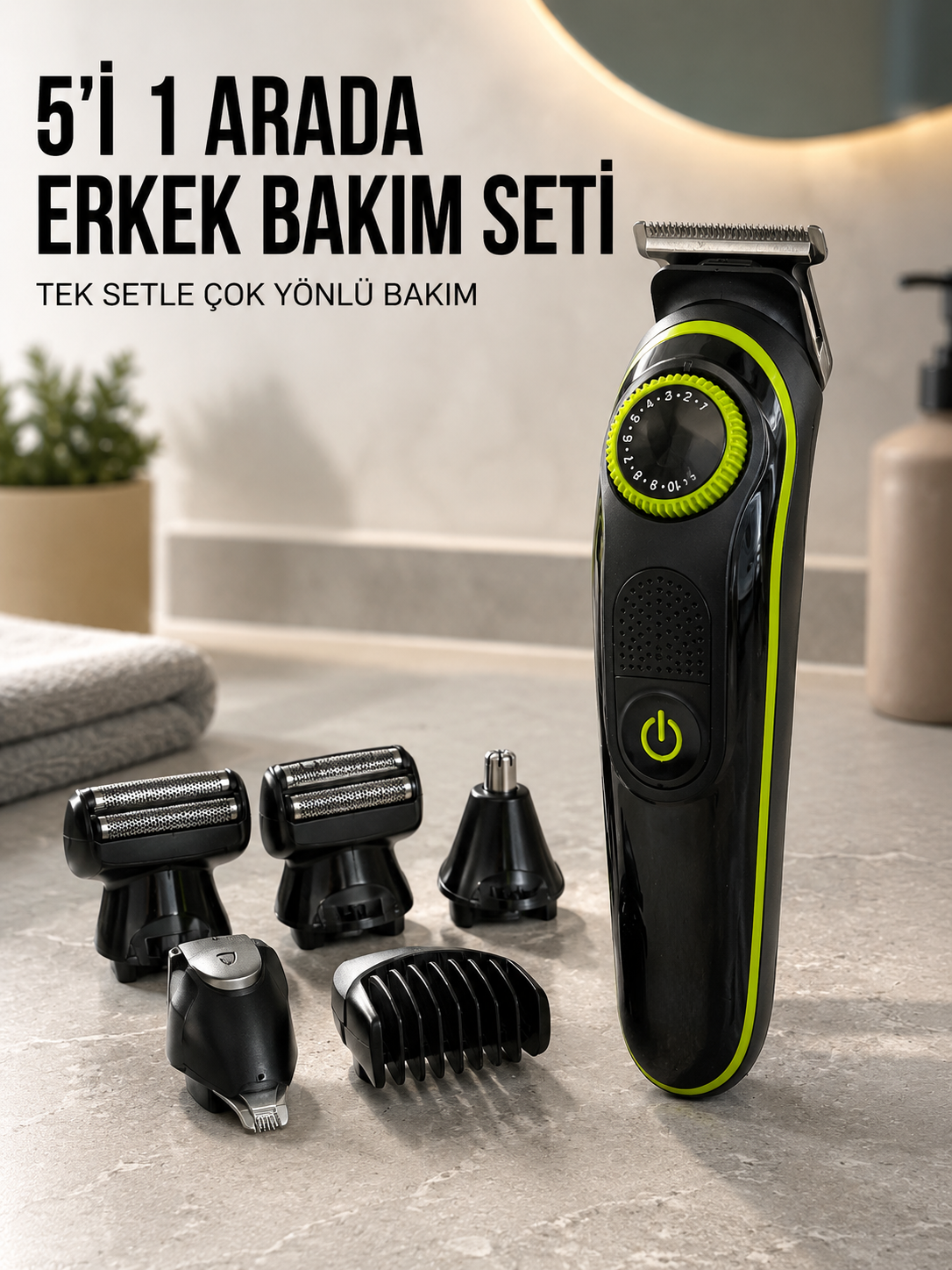 Erkek Kişisel Bakım Seti Çok Amaçlı Sakal Vücut Burun Kulak Tıraş Makinesi - Lisinya Erkek Kişisel Bakım Seti Çok Amaçlı Sakal Vücut Burun Kulak Tıraş Makinesi - Lisinya