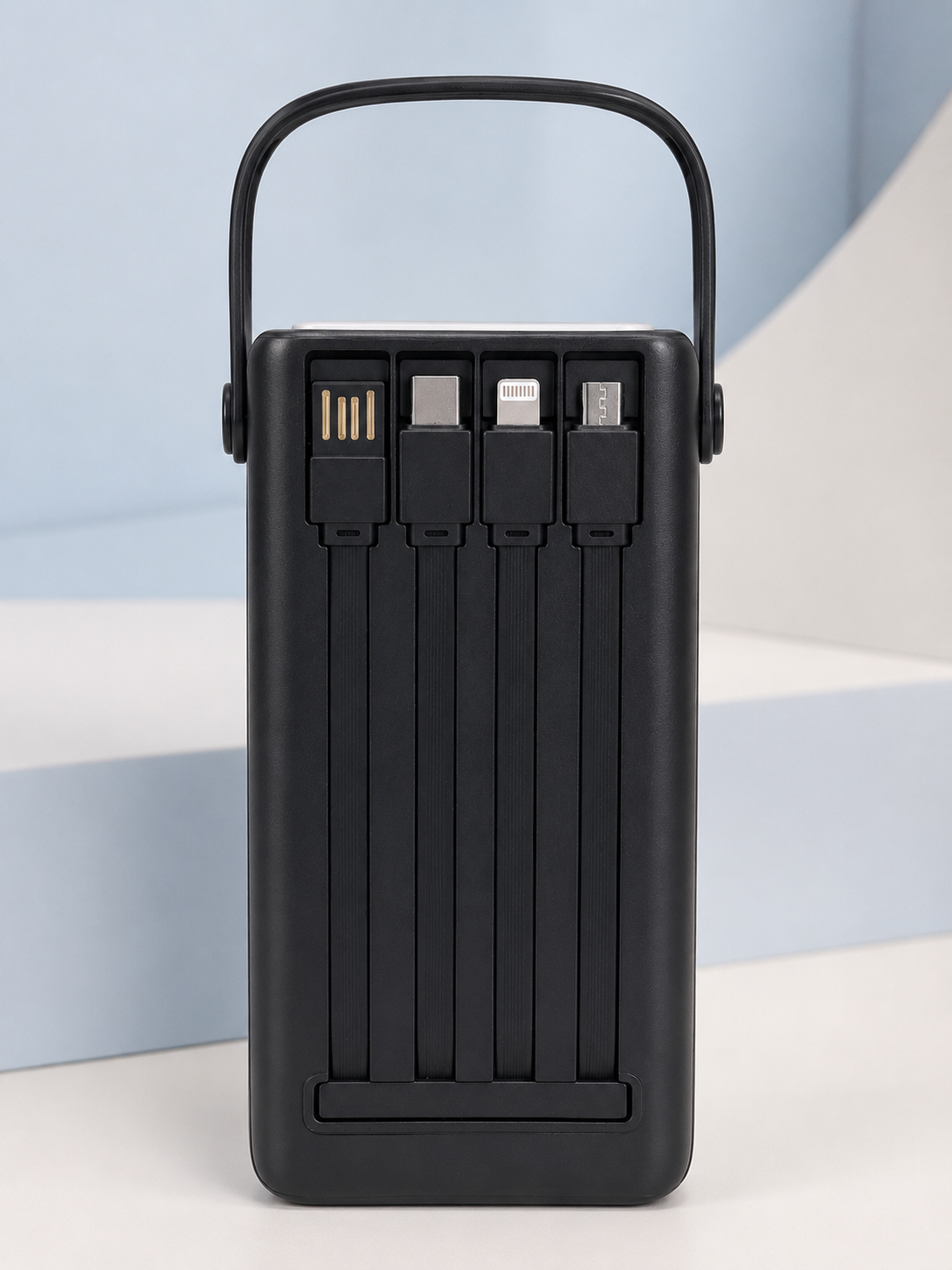 Yüksek Kapasiteli 50.000 mAh Powerbank 22,5 W Hızlı Şarj 4 Dahili Kablo LED Aydınlatma - Lisinya Yüksek Kapasiteli 50.000 mAh Powerbank 22,5 W Hızlı Şarj 4 Dahili Kablo LED Aydınlatma - Lisinya