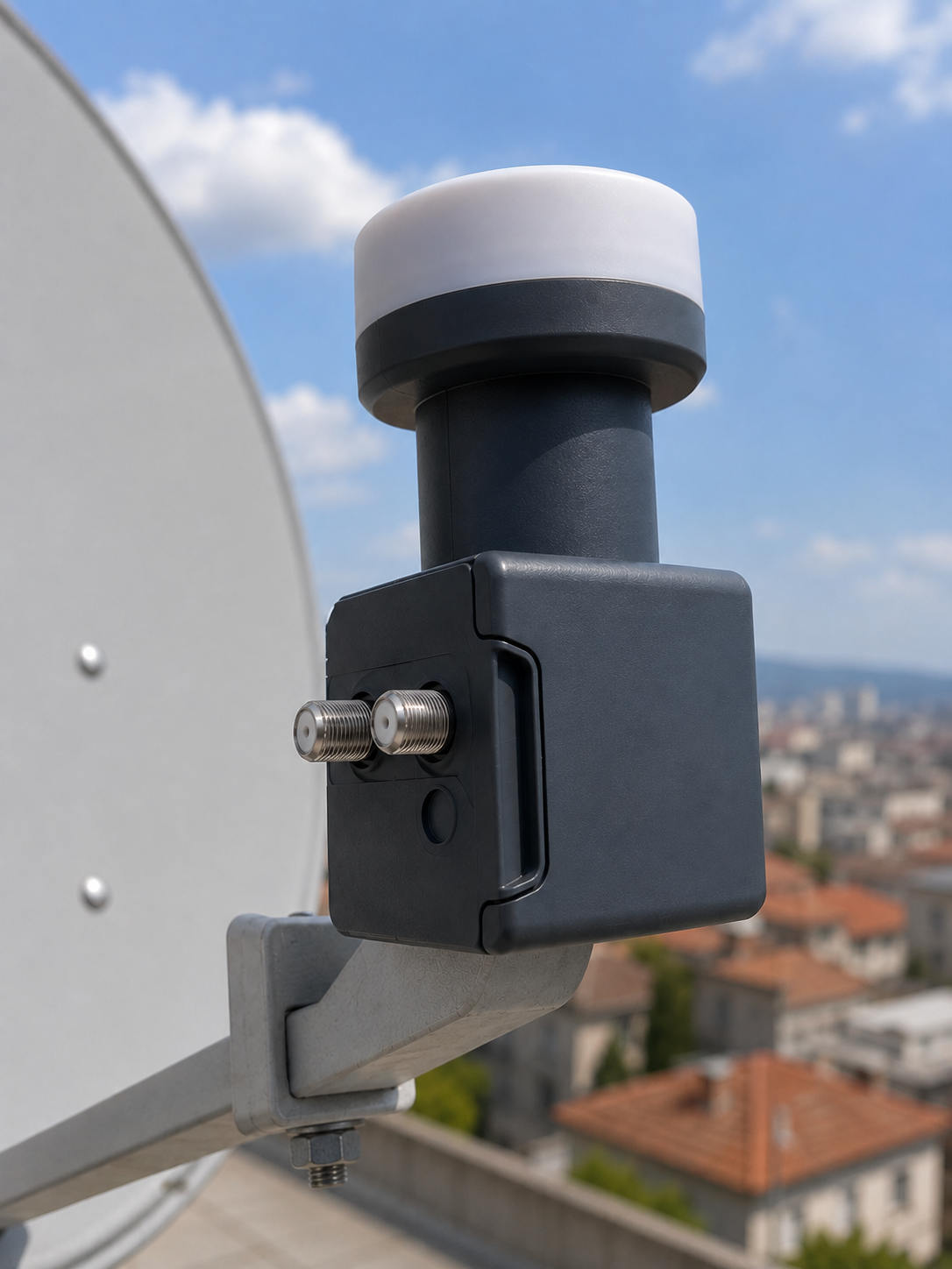 4K Ultra HD Twin LNB Çift Uydu Çıkışlı Ku Band Çanak Anten LNB 0.1 dB - Lisinya 4K Ultra HD Twin LNB Çift Uydu Çıkışlı Ku Band Çanak Anten LNB 0.1 dB - Lisinya