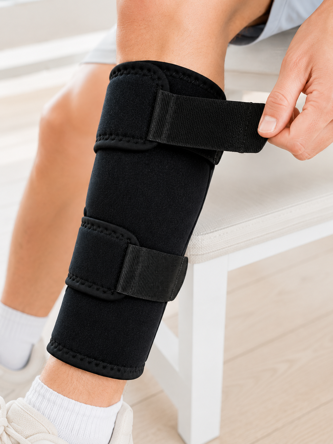 Ayarlanabilir Alt Baldırlık Baldır Destekliği Çift Bantlı Spor ve Günlük Kullanım - Lisinya