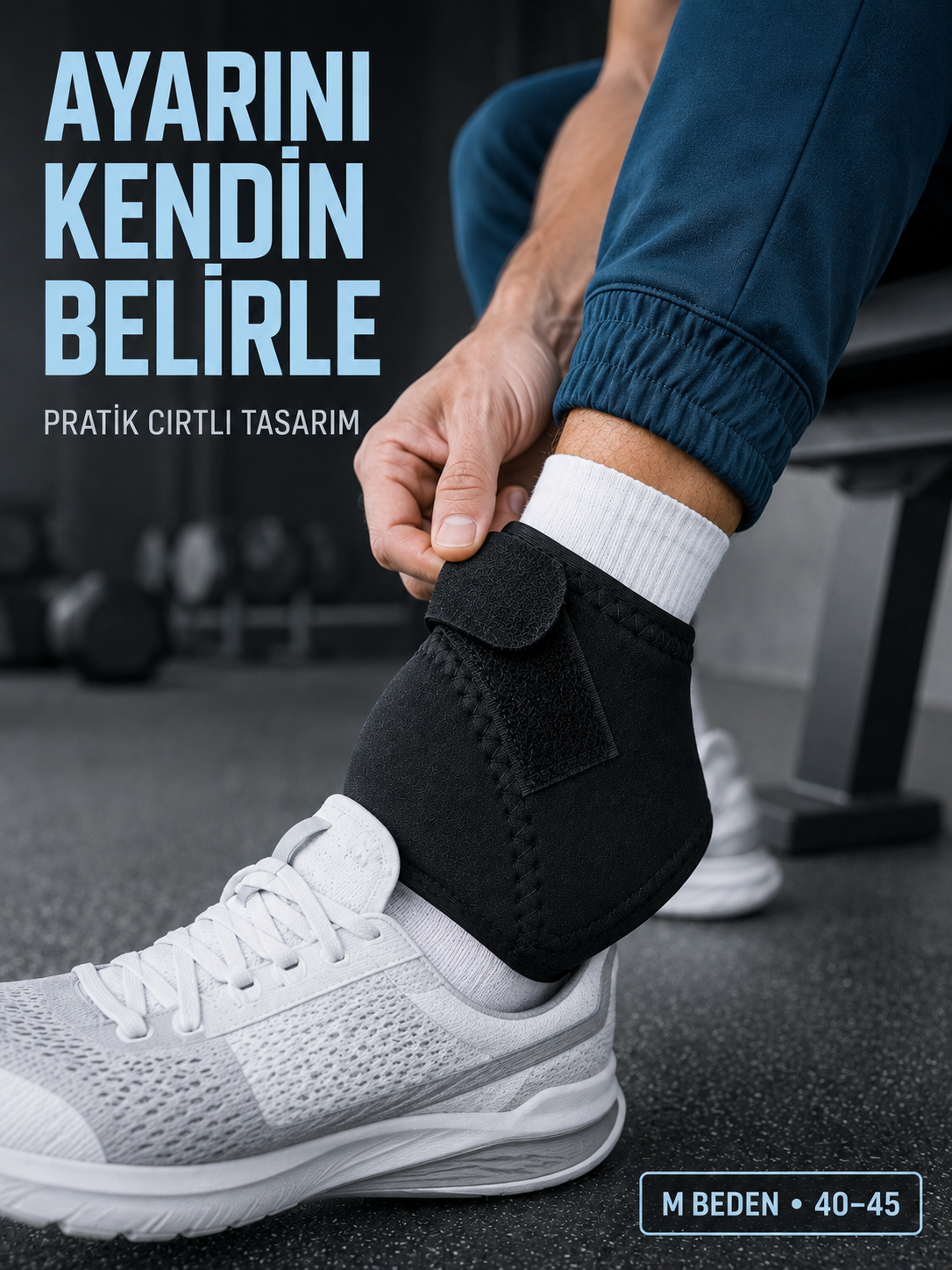 Ayarlanabilir Topuk Desteği M Beden 40-45 Numara Cırtlı Günlük Kullanım - Lisinya