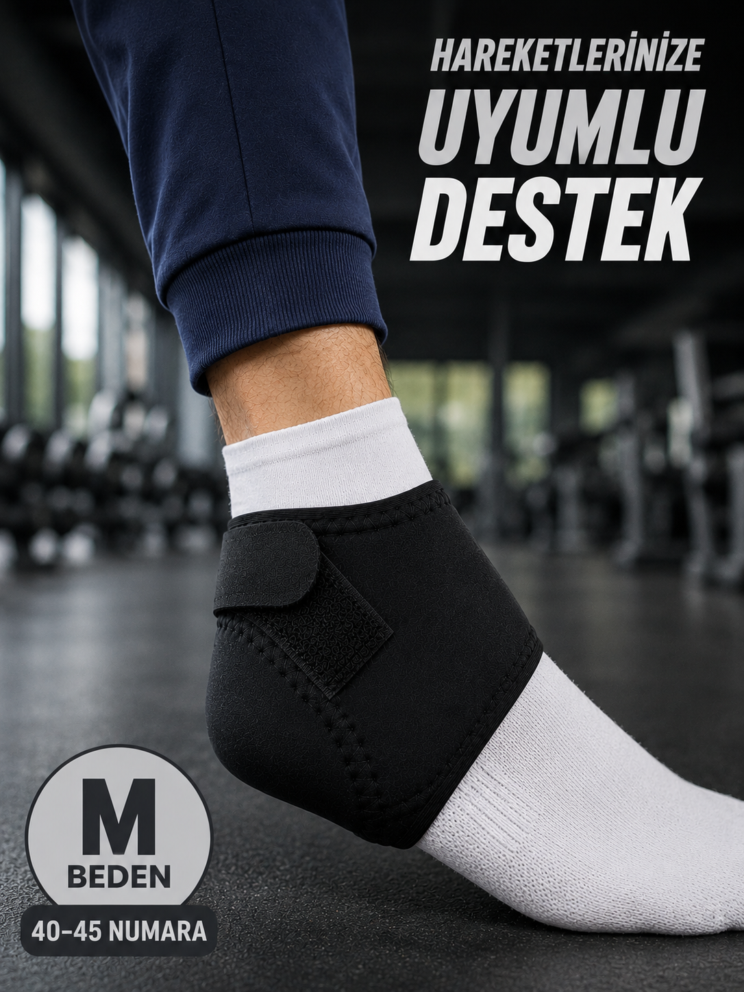 M Beden Cırtlı Topuk Çorabı 40-45 Numara Esnek Topuk ve Ayak Desteği - Lisinya M Beden Cırtlı Topuk Çorabı 40-45 Numara Esnek Topuk ve Ayak Desteği - Lisinya