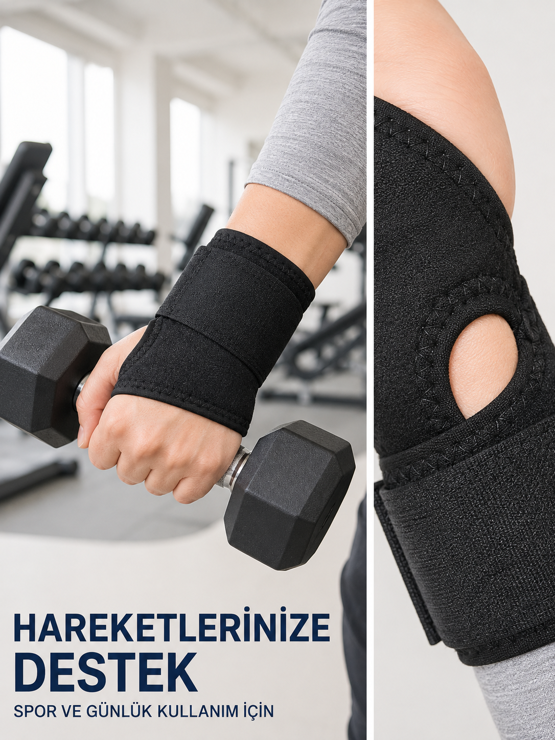 El Bilekliği Başparmak Destekli Ayarlanabilir Bilek Sargısı Sporcu Bilek Bandajı Ayarlanabilir El Bilek Bandajı Başparmak Geçişli Bilek Desteği Günlük ve Spor Kull - Lisinya El Bilekliği Başparmak Destekli Ayarlanabilir Bilek Sargısı Sporcu Bilek Bandajı Ayarlanabilir El Bilek Bandajı Başparmak Geçişli Bilek Desteği Günlük ve Spor Kull - Lisinya