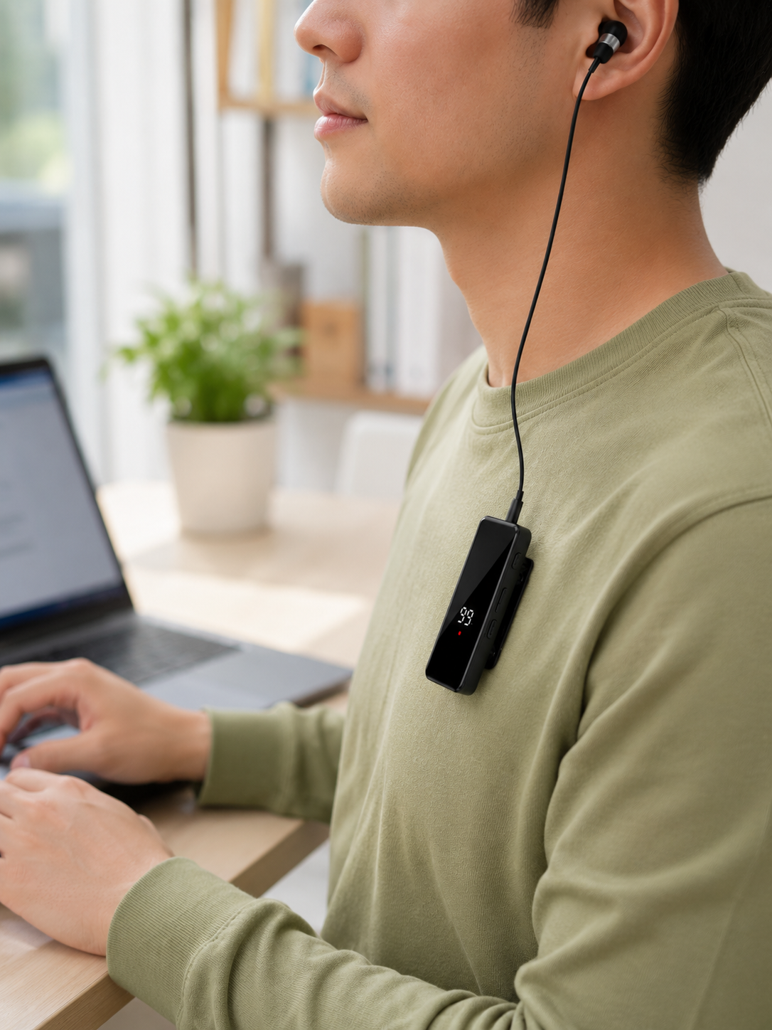 Klipsli Tek Kulaklıklı Kablosuz Bluetooth Kulaklık Dijital Ekranlı Taşınabilir Model - Lisinya Klipsli Tek Kulaklıklı Kablosuz Bluetooth Kulaklık Dijital Ekranlı Taşınabilir Model - Lisinya