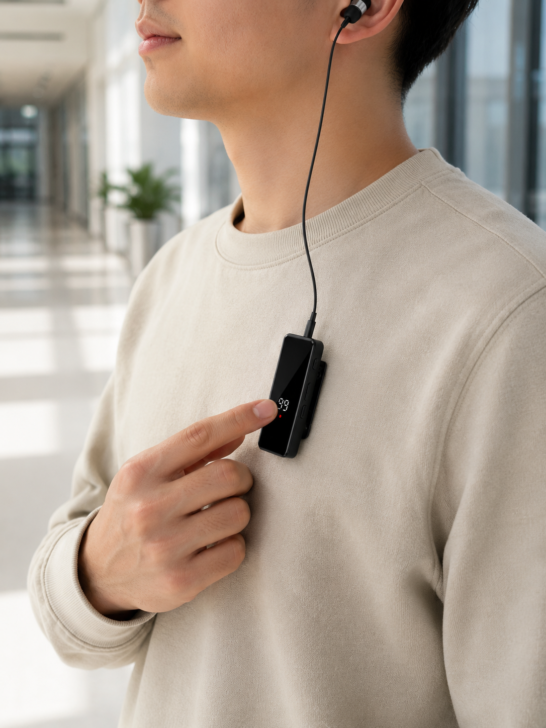 Tek Kulaklıklı Bluetooth Kulaklık Klipsli Mini Taşınabilir Müzik ve Görüşme Cihazı - Lisinya
