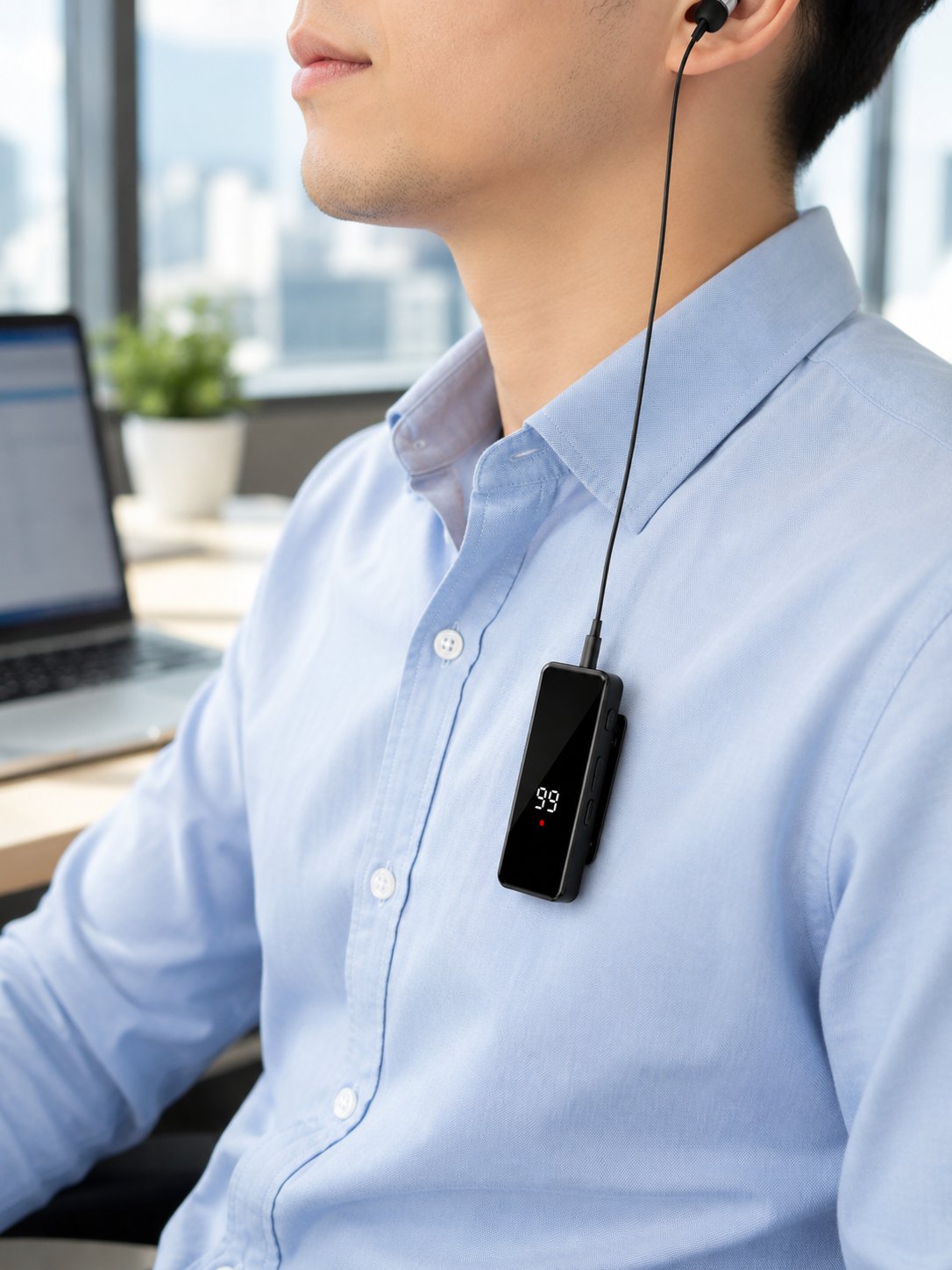 Tek Kulaklıklı Bluetooth Kulaklık Klipsli Mini Taşınabilir Müzik ve Görüşme Cihazı - Lisinya