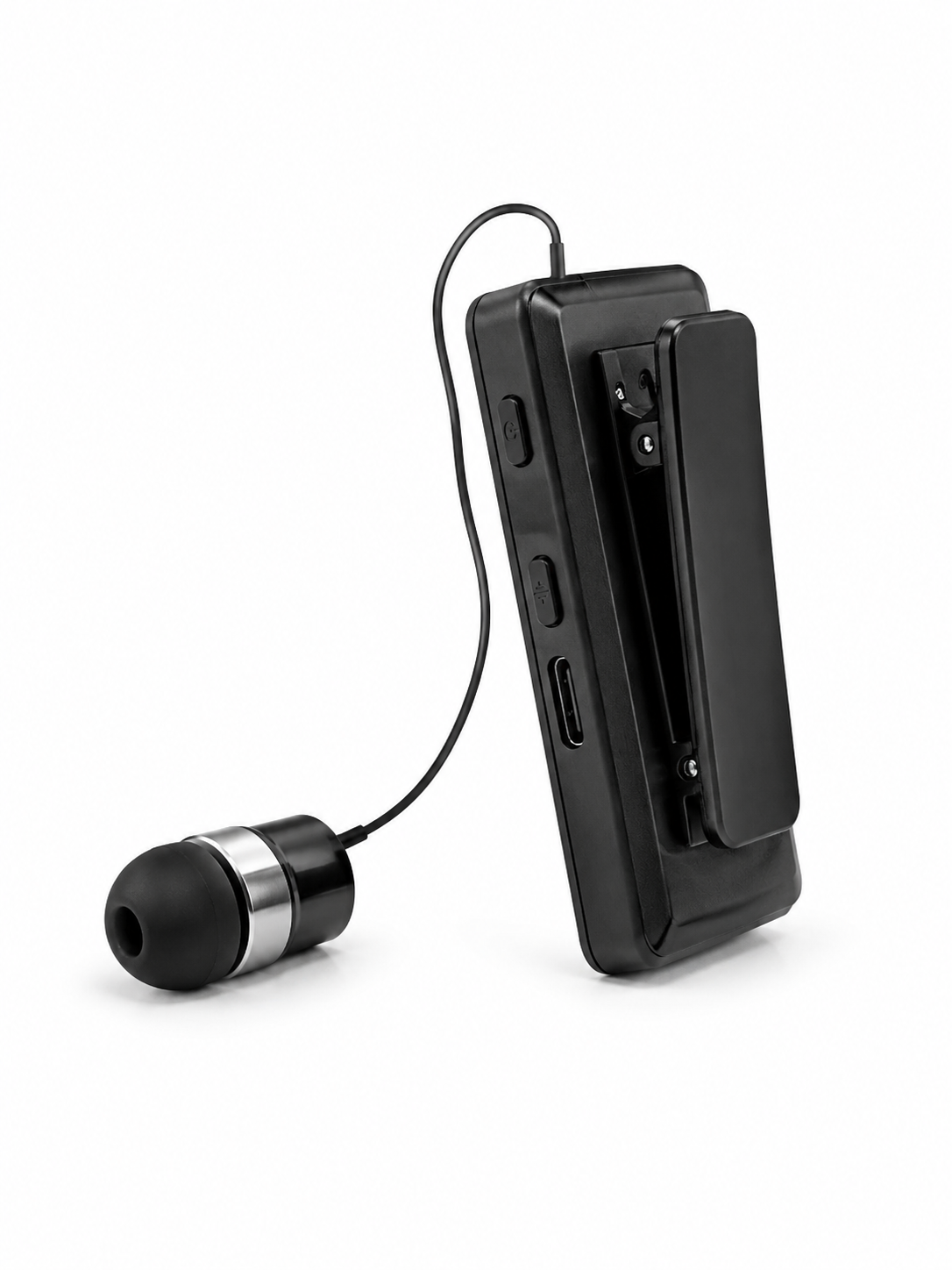 Tek Kulaklıklı Bluetooth Kulaklık Klipsli Mini Taşınabilir Müzik ve Görüşme Cihazı - Lisinya