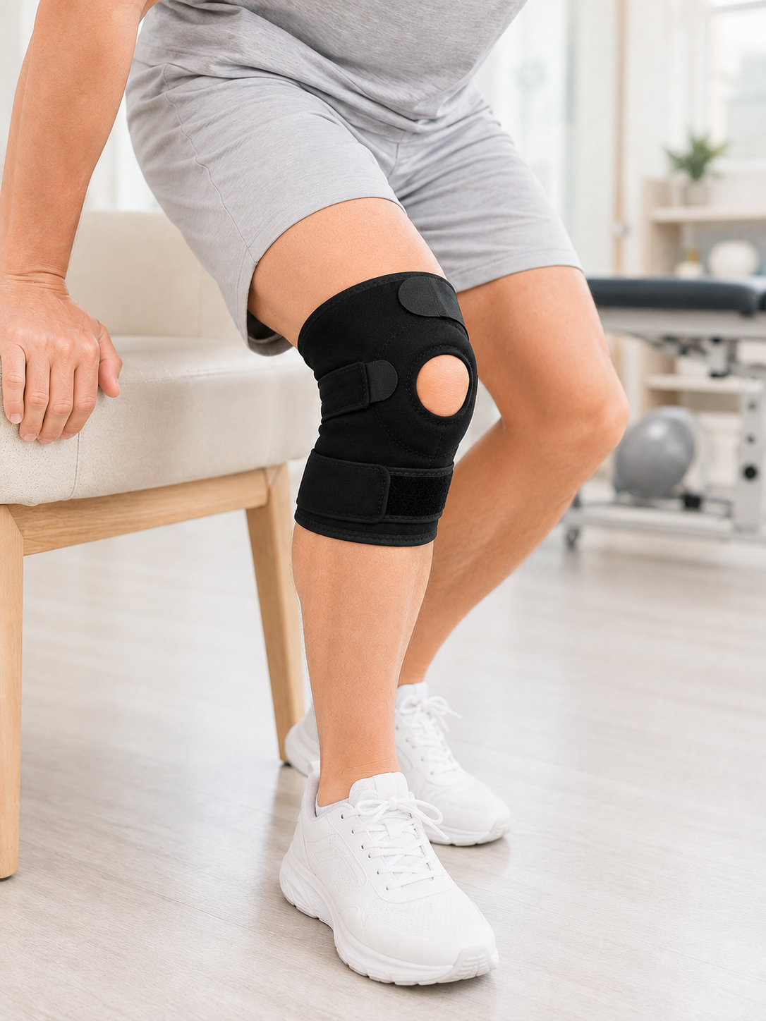 Siyah Ligamentli Dizlik Cırtlı Ayarlanabilir Kısa Diz Destekleyici - Lisinya Siyah Ligamentli Dizlik Cırtlı Ayarlanabilir Kısa Diz Destekleyici - Lisinya