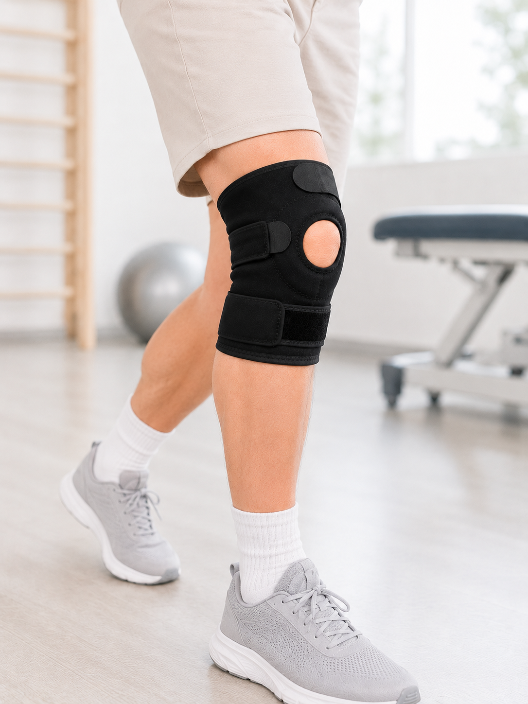 Kısa Diz Desteği Ligamentli Açık Diz Kapağı Cırtlı Ayarlanabilir Dizlik - Lisinya Kısa Diz Desteği Ligamentli Açık Diz Kapağı Cırtlı Ayarlanabilir Dizlik - Lisinya
