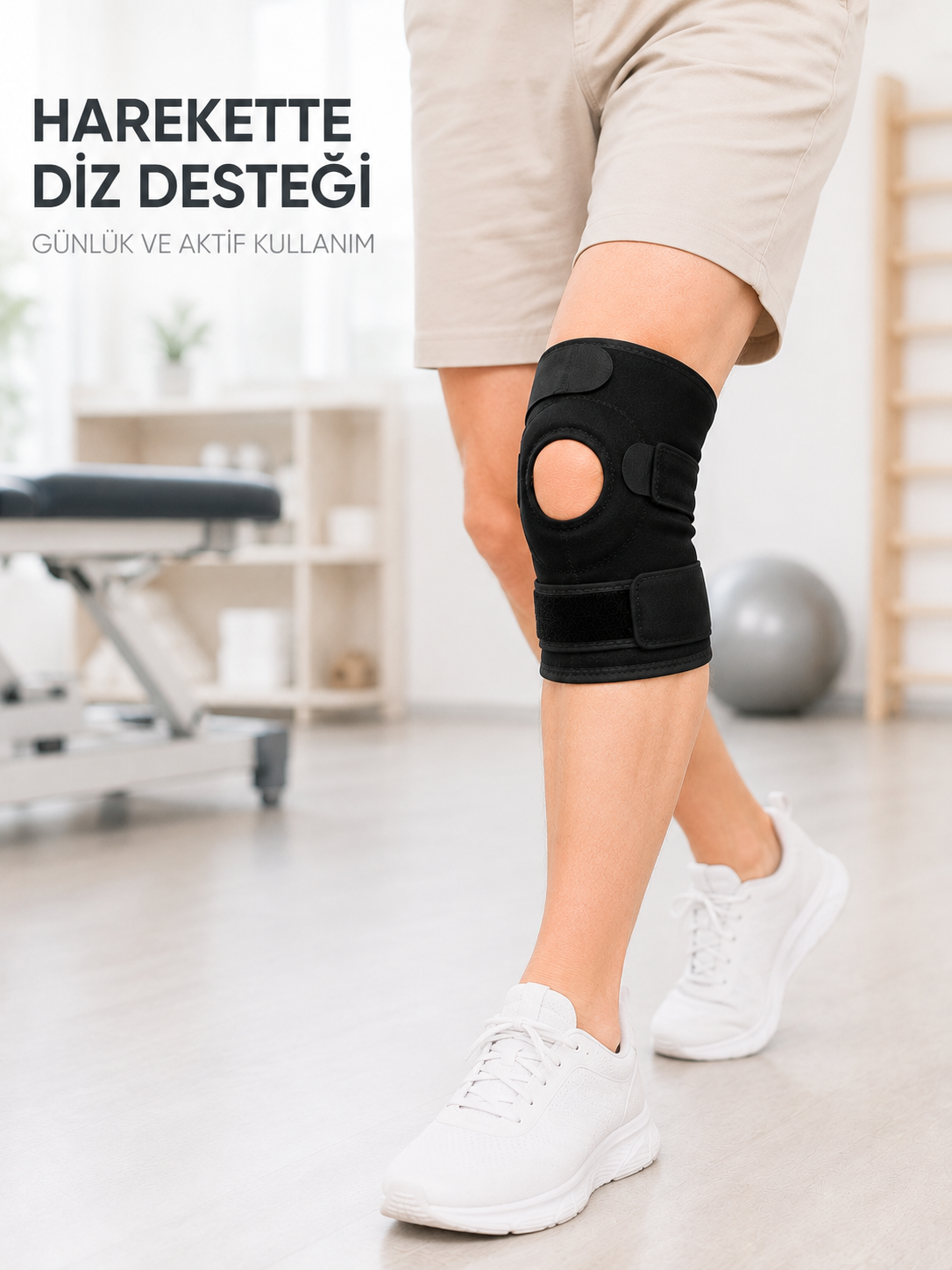Kısa Ligamentli Dizlik Açık Diz Kapağı Ayarlanabilir Cırtlı Diz Destekleyici Spor Dizlik - Lisinya Kısa Ligamentli Dizlik Açık Diz Kapağı Ayarlanabilir Cırtlı Diz Destekleyici Spor Dizlik - Lisinya