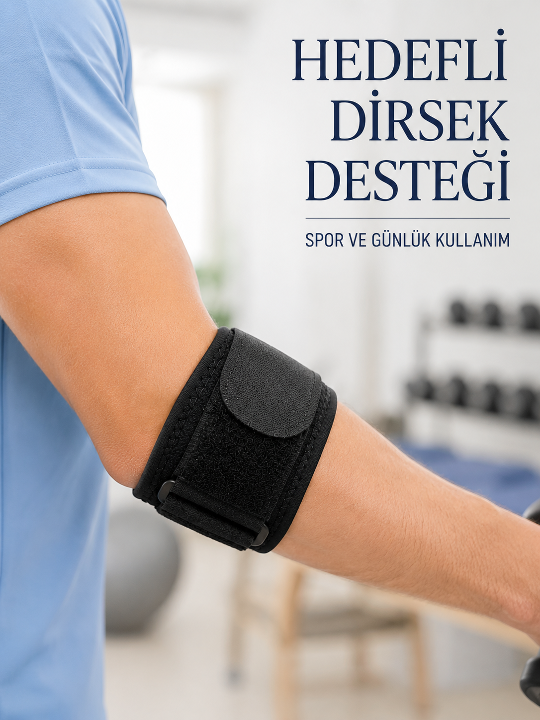 Sporcu Dirsek Bandı Tenisçi Golfçü Dirseği İçin Epikondilit Bandajı - Lisinya Sporcu Dirsek Bandı Tenisçi Golfçü Dirseği İçin Epikondilit Bandajı - Lisinya