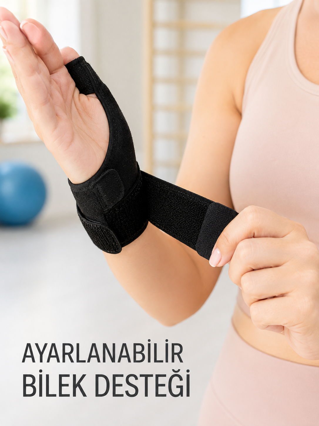 Başparmak Destekli El Bilek Ateli Metal Destekli Ayarlanabilir Bileklik De Quervain - Lisinya