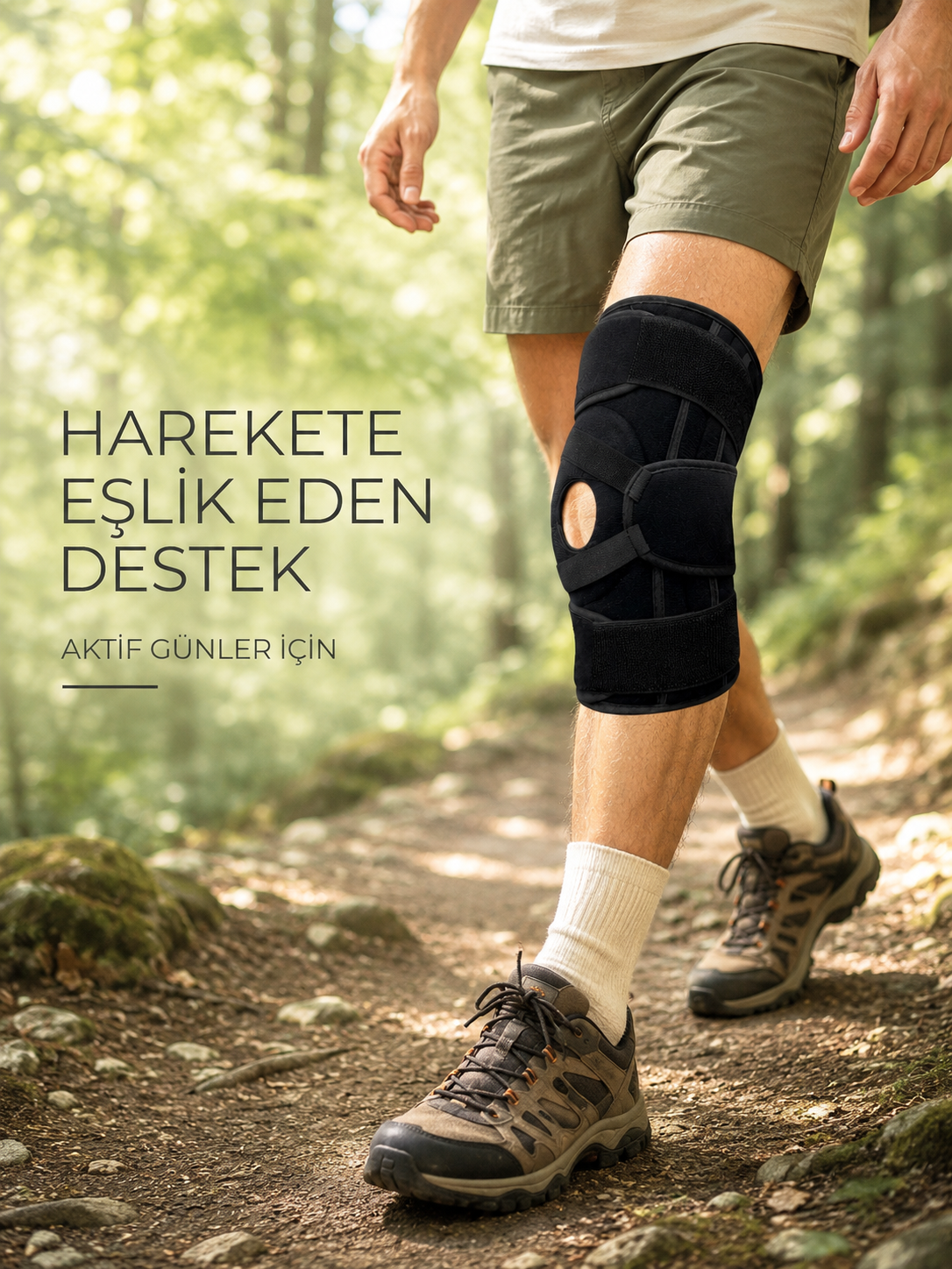 Ligamentli Patella Dizlik Silikon Pedli Yan Destekli Ayarlanabilir Sporcu Dizliği - Lisinya Ligamentli Patella Dizlik Silikon Pedli Yan Destekli Ayarlanabilir Sporcu Dizliği - Lisinya