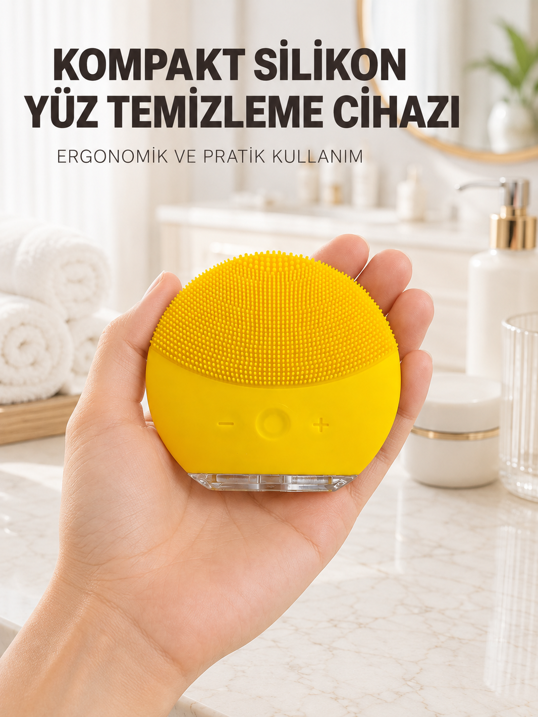 Silikon Yüz Temizleme Fırçası Titreşim Ayarlı USB Şarjlı Cilt Bakım Cihazı - Lisinya Silikon Yüz Temizleme Fırçası Titreşim Ayarlı USB Şarjlı Cilt Bakım Cihazı - Lisinya