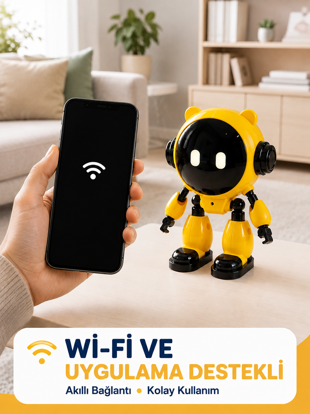 Türkçe Konuşan Yapay Zeka Robotu Çocuklar İçin Eğitici Akıllı Oyun ve Ders Arkadaşı - Lisinya