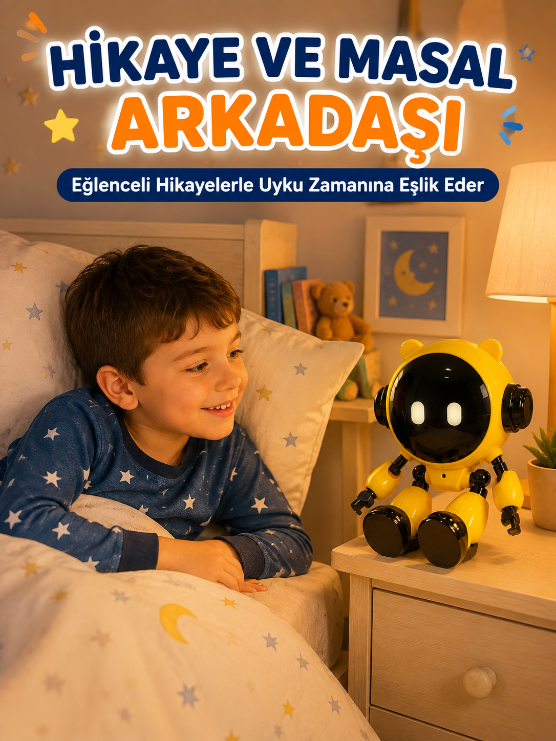 Akıllı Eğitici Çocuk Robotu 40 Dil Destekli Yapay Zeka Wi-Fi Uygulama ve Sesli Sohbet - Lisinya