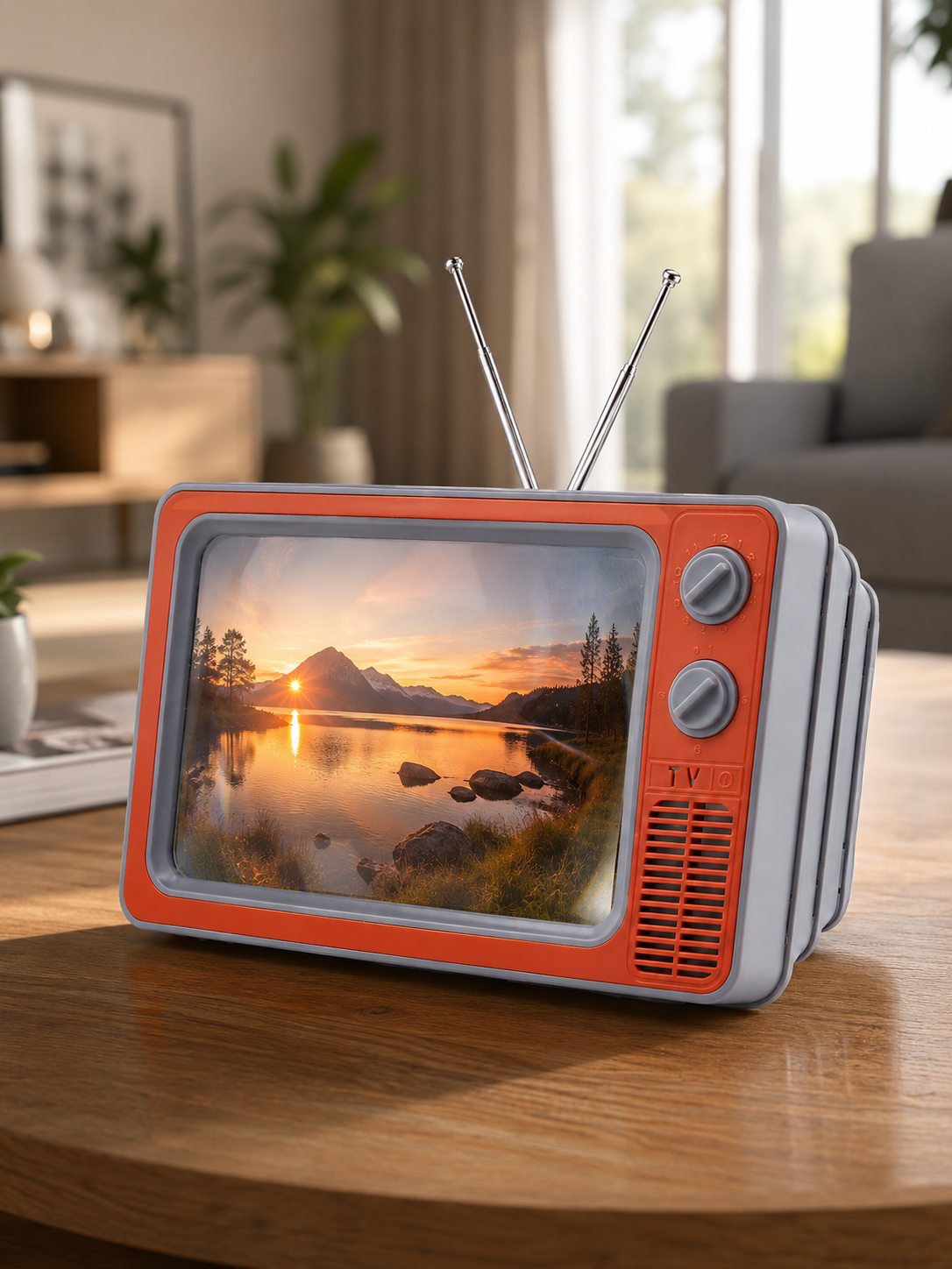 12 İnç Telefon Ekran Büyütücü Retro TV Tasarımlı HD Fresnel Lens Taşınabilir Mobil Ekran Büyütücü - Lisinya 12 İnç Telefon Ekran Büyütücü Retro TV Tasarımlı HD Fresnel Lens Taşınabilir Mobil Ekran Büyütücü - Lisinya