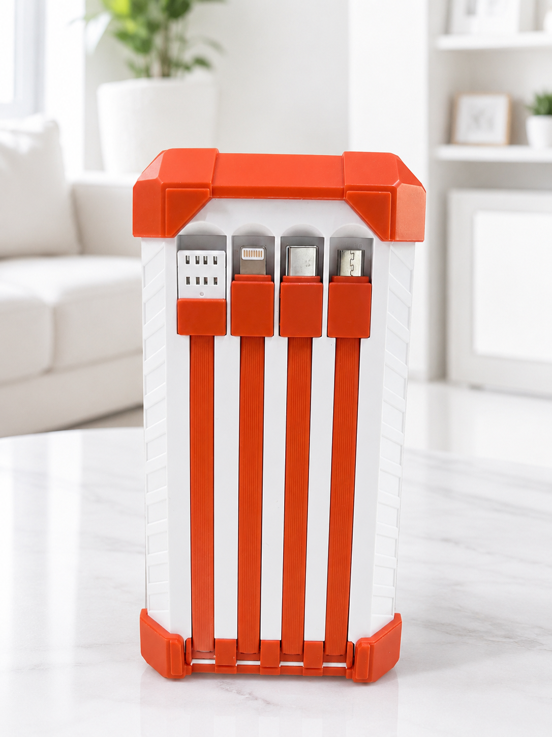 22.5W Hızlı Şarj Destekli 60000 mAh Powerbank 4 Dahili Kablolu Çoklu USB Type-C Çıkışlı Güç Bankası - Lisinya 22.5W Hızlı Şarj Destekli 60000 mAh Powerbank 4 Dahili Kablolu Çoklu USB Type-C Çıkışlı Güç Bankası - Lisinya