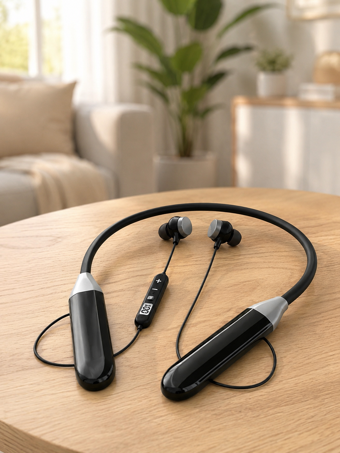 Boyun Tipi Bluetooth Kulaklık Kablosuz Mikrofonlu Uzun Kullanım Süreli Müzik ve Telefon Görüşme Kulaklığı - Lisinya