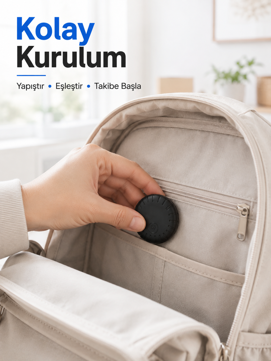 Mini Akıllı Takip Cihazı 2 Yıl Pil Ömrü Android iOS Uyumlu Çanta Araç Valiz Takip Aparatı - Lisinya Mini Akıllı Takip Cihazı 2 Yıl Pil Ömrü Android iOS Uyumlu Çanta Araç Valiz Takip Aparatı - Lisinya