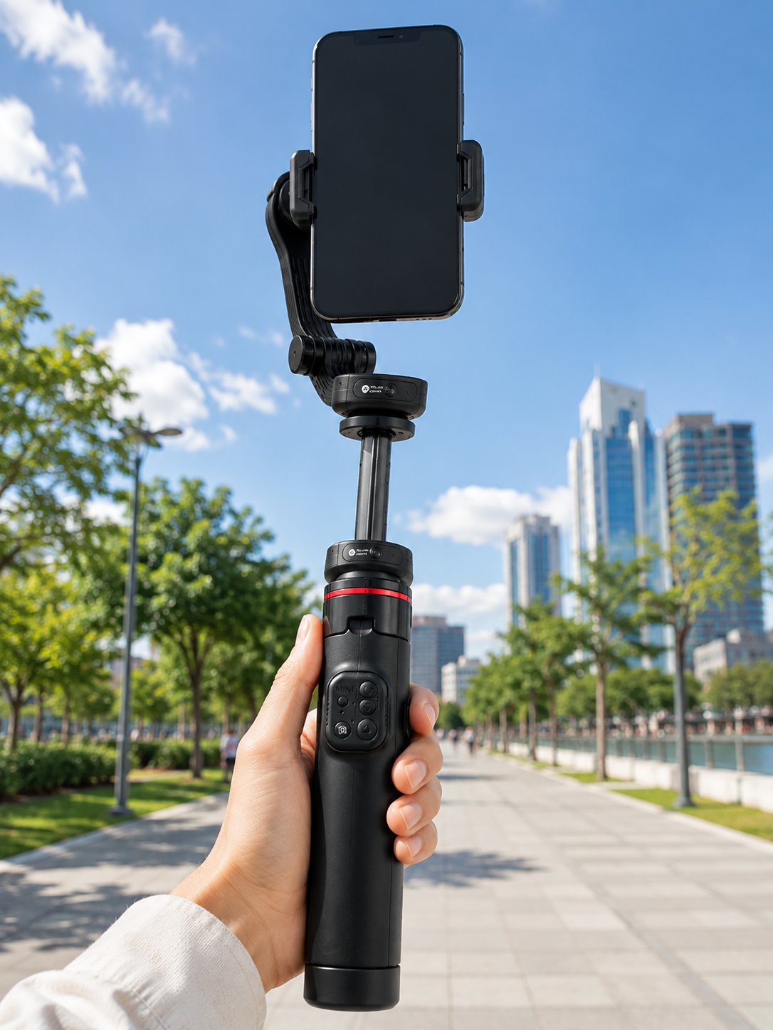 Akıllı Takipli Gimbal Selfie Stick Profesyonel Video Çekim Stabilizatörü Uzayabilir Tripod Bluetooth Kumandalı - Lisinya Akıllı Takipli Gimbal Selfie Stick Profesyonel Video Çekim Stabilizatörü Uzayabilir Tripod Bluetooth Kumandalı - Lisinya
