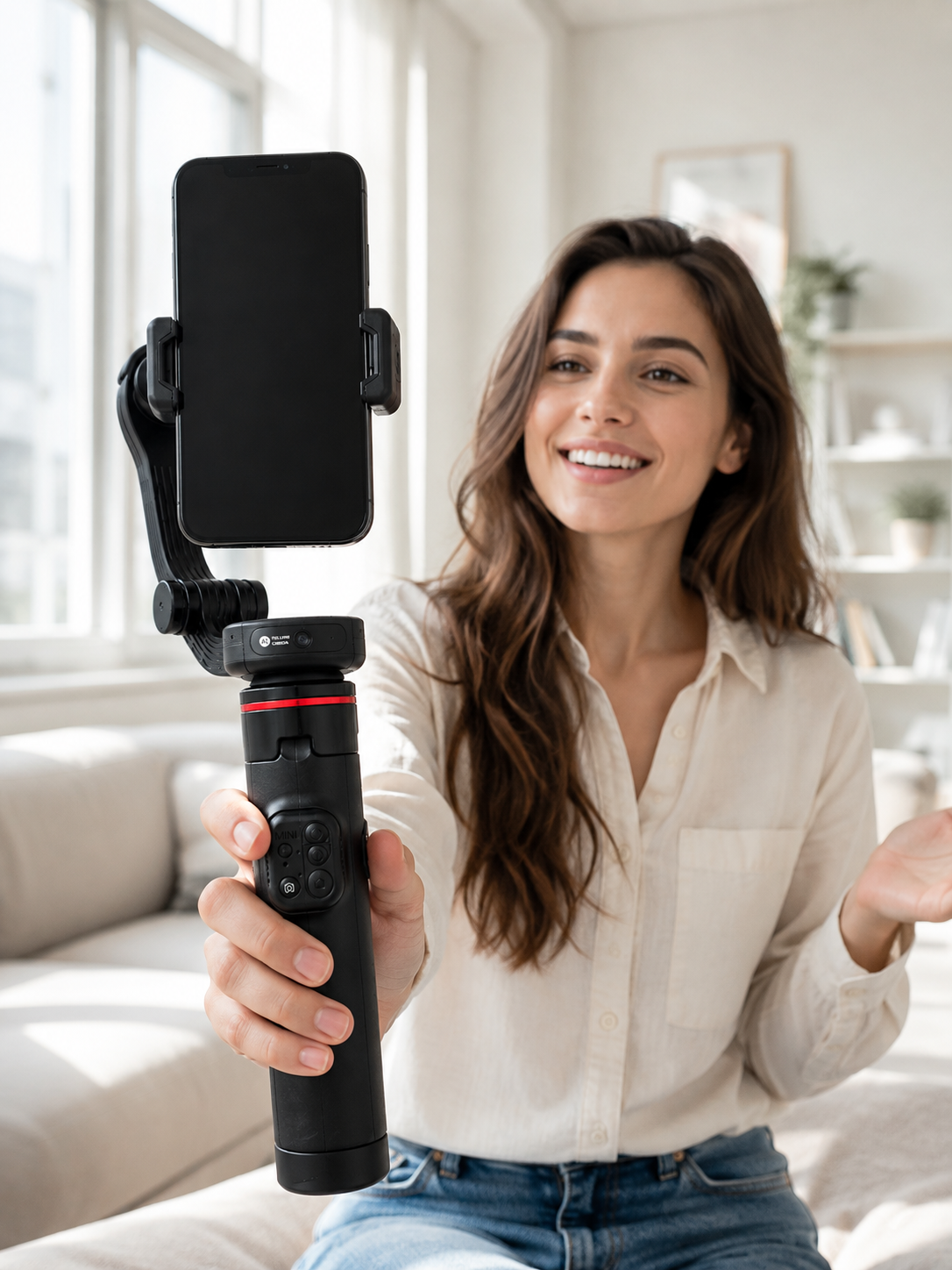 Akıllı Takipli Gimbal Selfie Stick Profesyonel Video Çekim Stabilizatörü Uzayabilir Tripod Bluetooth Kumandalı - Lisinya Akıllı Takipli Gimbal Selfie Stick Profesyonel Video Çekim Stabilizatörü Uzayabilir Tripod Bluetooth Kumandalı - Lisinya