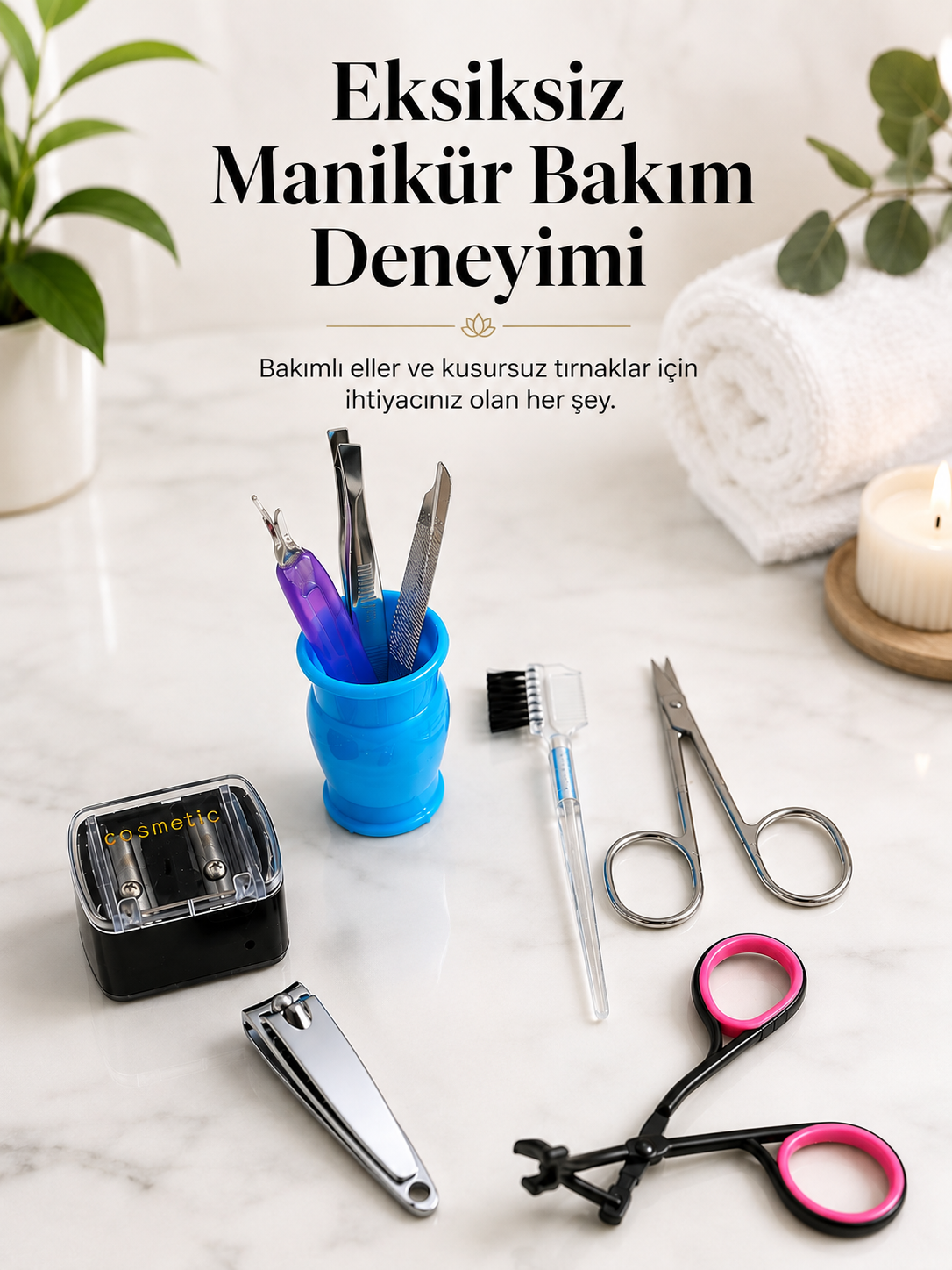 Profesyonel Manikür Pedikür Bakım Seti Çok Amaçlı Kişisel Bakım Kiti - Lisinya Profesyonel Manikür Pedikür Bakım Seti Çok Amaçlı Kişisel Bakım Kiti - Lisinya