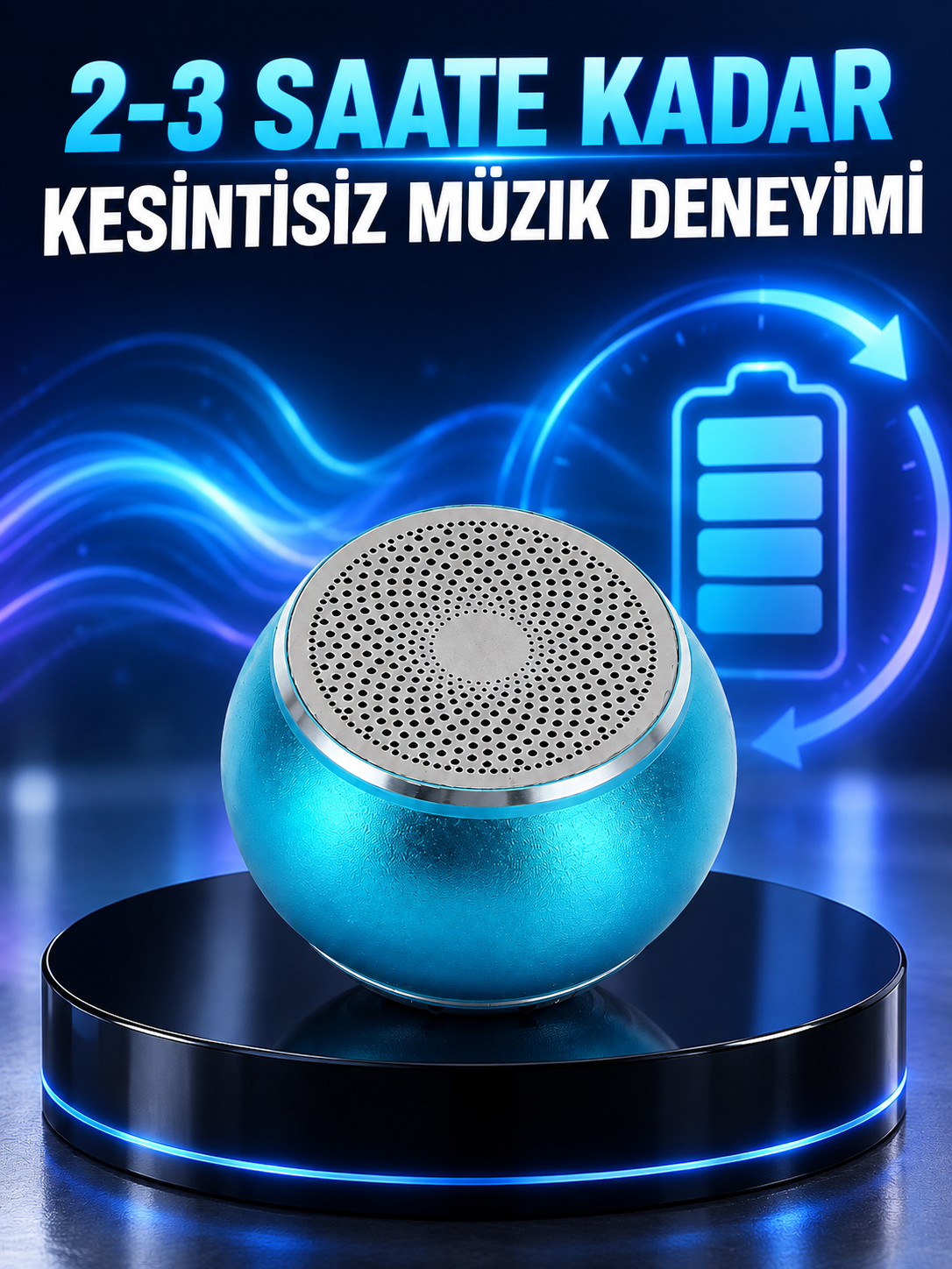 Kablosuz Bluetooth 5.0 Hoparlör | Kompakt ve Güçlü Ses Yeni Nesil - Lisinya
