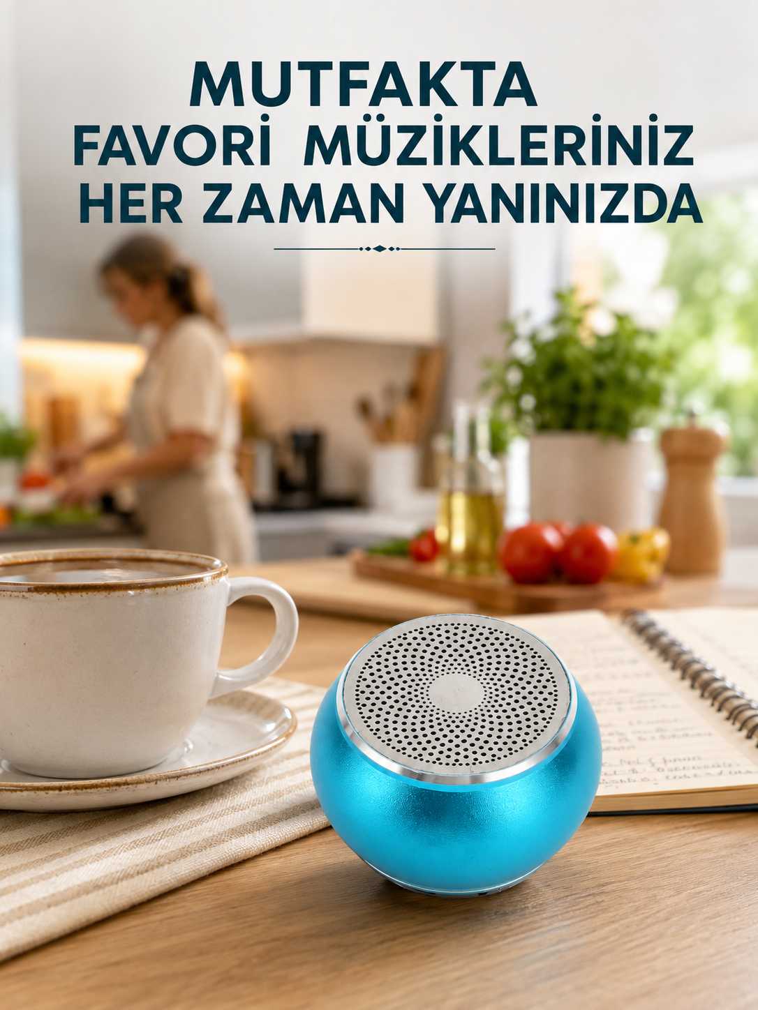 Kablosuz Bluetooth Hoparlör | 2-3 Saat Kesintisiz Müzik Keyfi Yeni Nesil - Lisinya