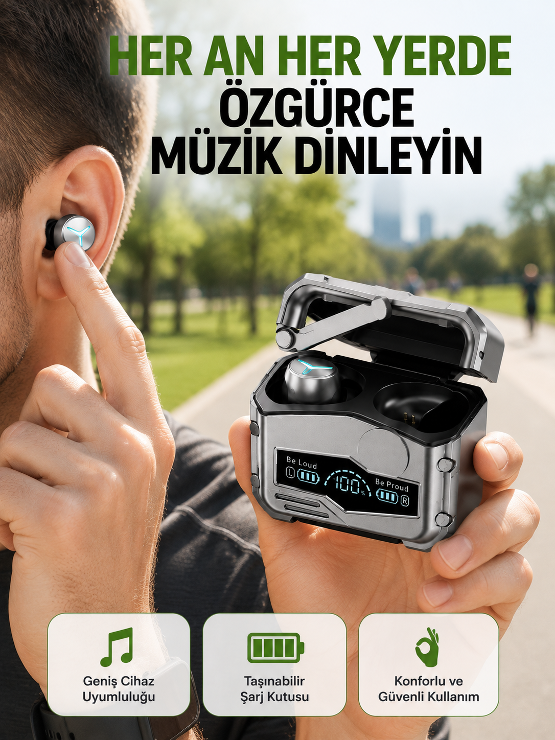 Düşük Gecikmeli Kablosuz Kulaklık – Oyun ve Müzik Modu Destekli Yeni Nesil - Lisinya Düşük Gecikmeli Kablosuz Kulaklık – Oyun ve Müzik Modu Destekli Yeni Nesil - Lisinya