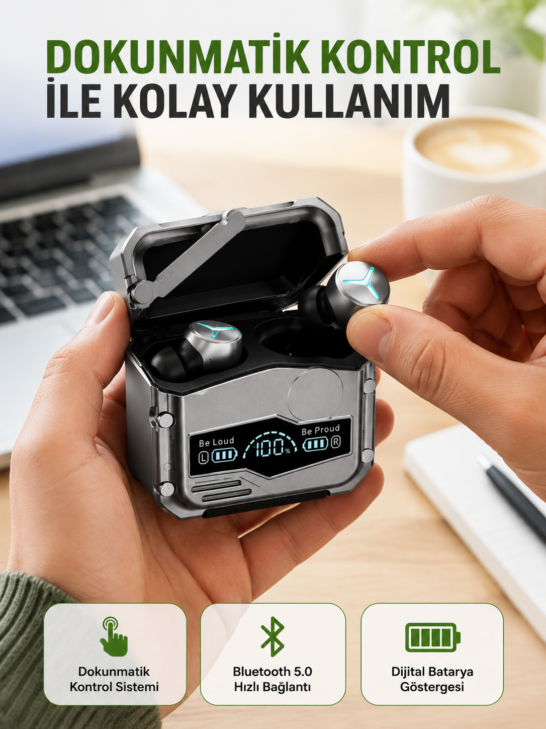 Bluetooth Kulaklık – Otomatik Eşleşme ve Stabil Bağlantı Yeni Nesil - Lisinya Bluetooth Kulaklık – Otomatik Eşleşme ve Stabil Bağlantı Yeni Nesil - Lisinya