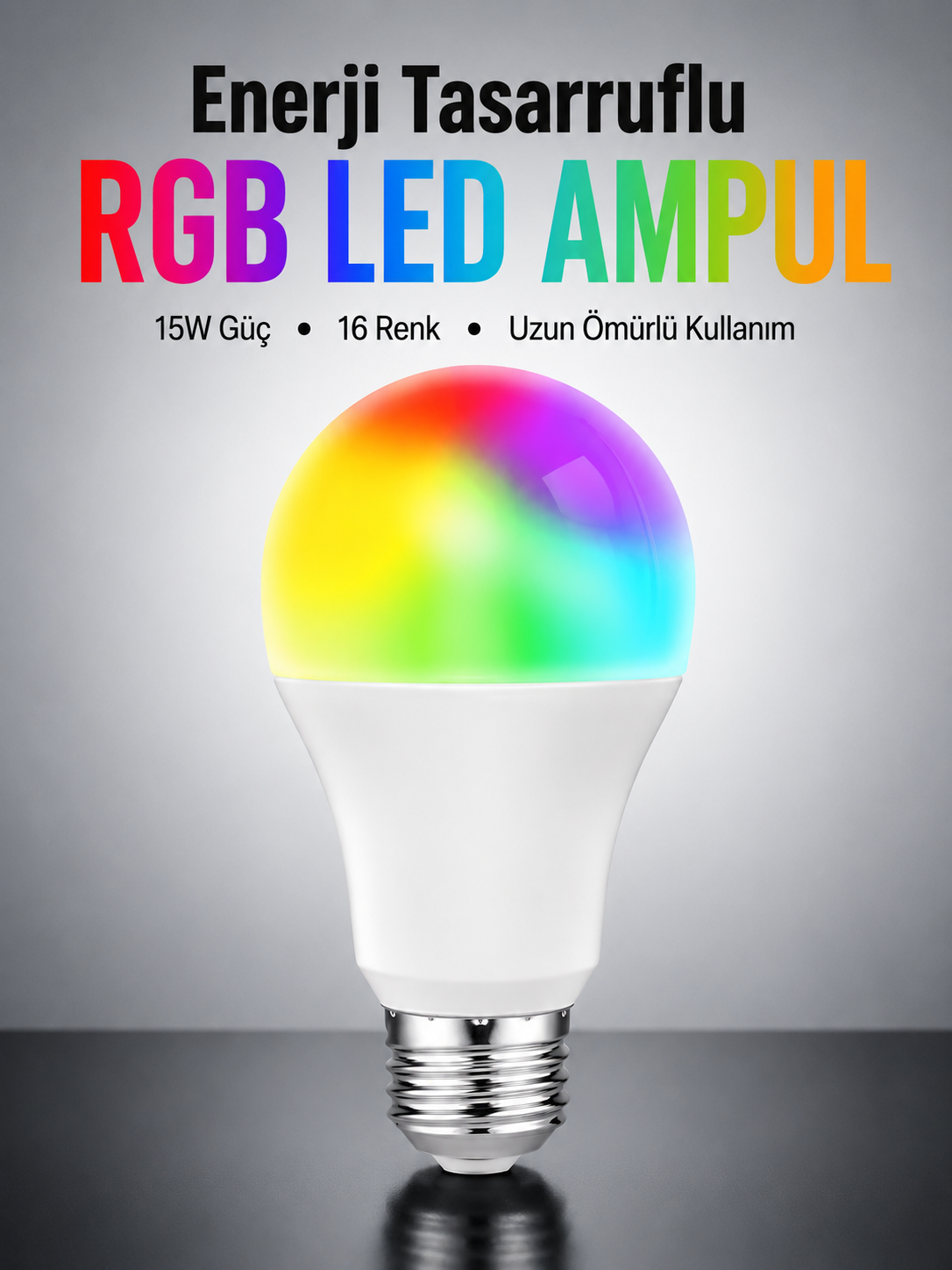 Enerji Verimli Akıllı LED Ampul, Uzaktan Kontrol Özellikli - Lisinya Enerji Verimli Akıllı LED Ampul, Uzaktan Kontrol Özellikli - Lisinya